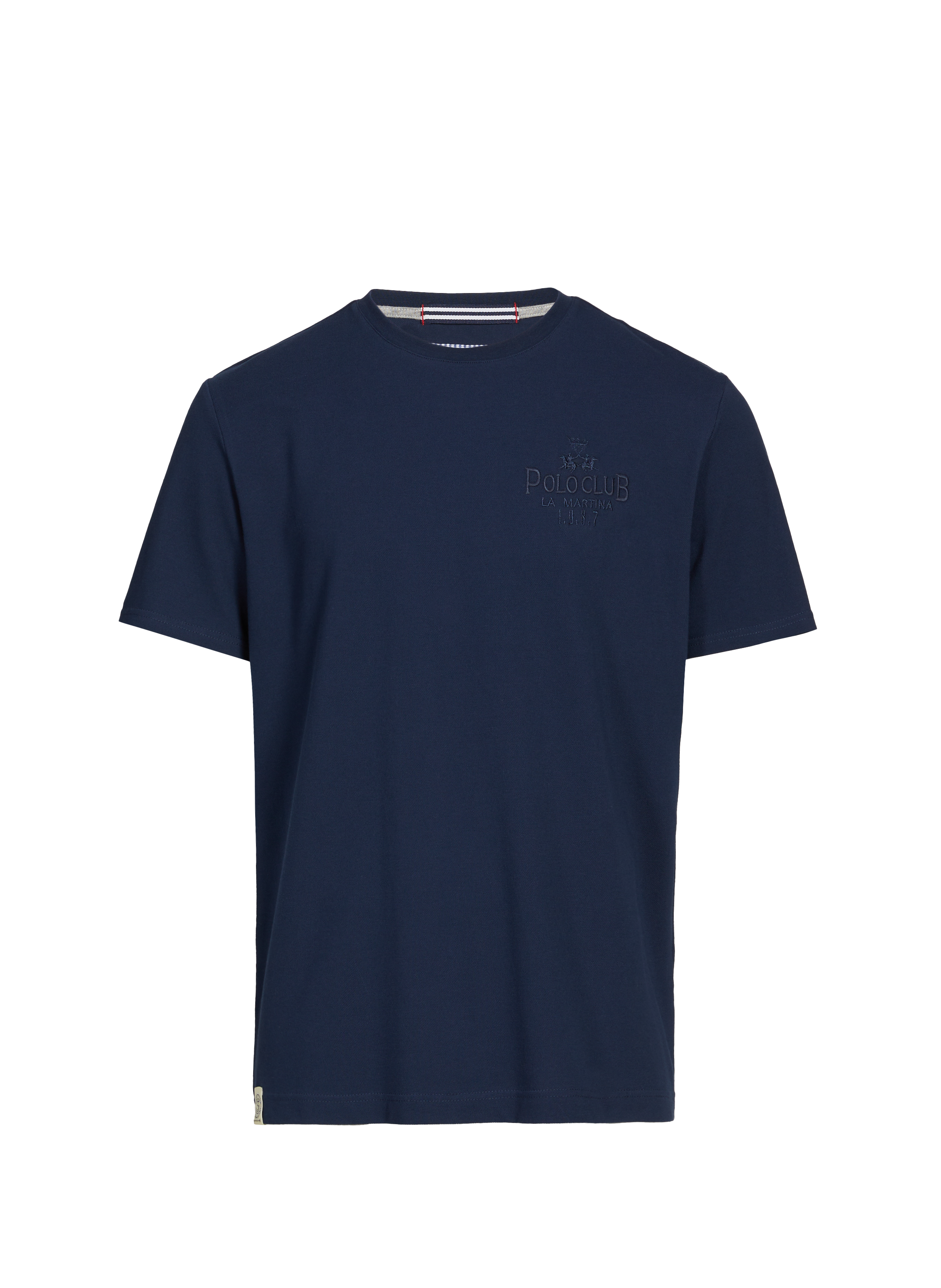 LA MARTINA Cotton blend T-shirt Blue