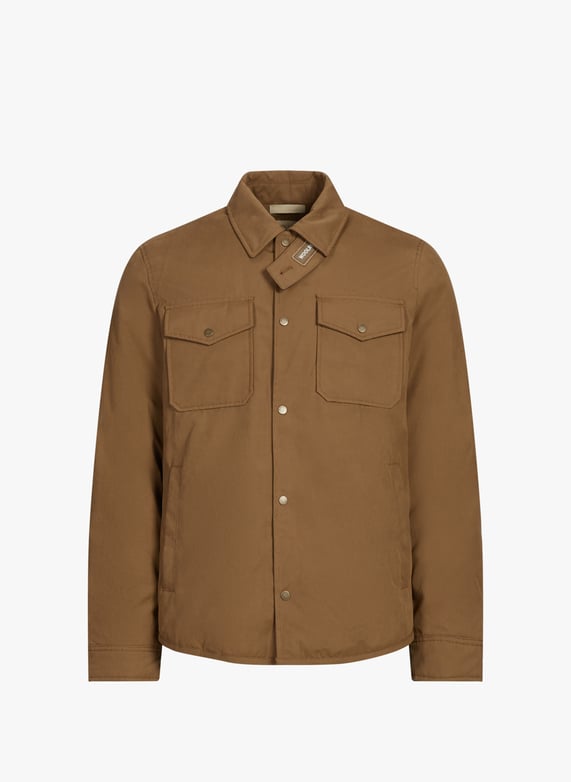 Surchemise droite col classique | Brown by WOOLRICH Surchemise droite col classique Brown