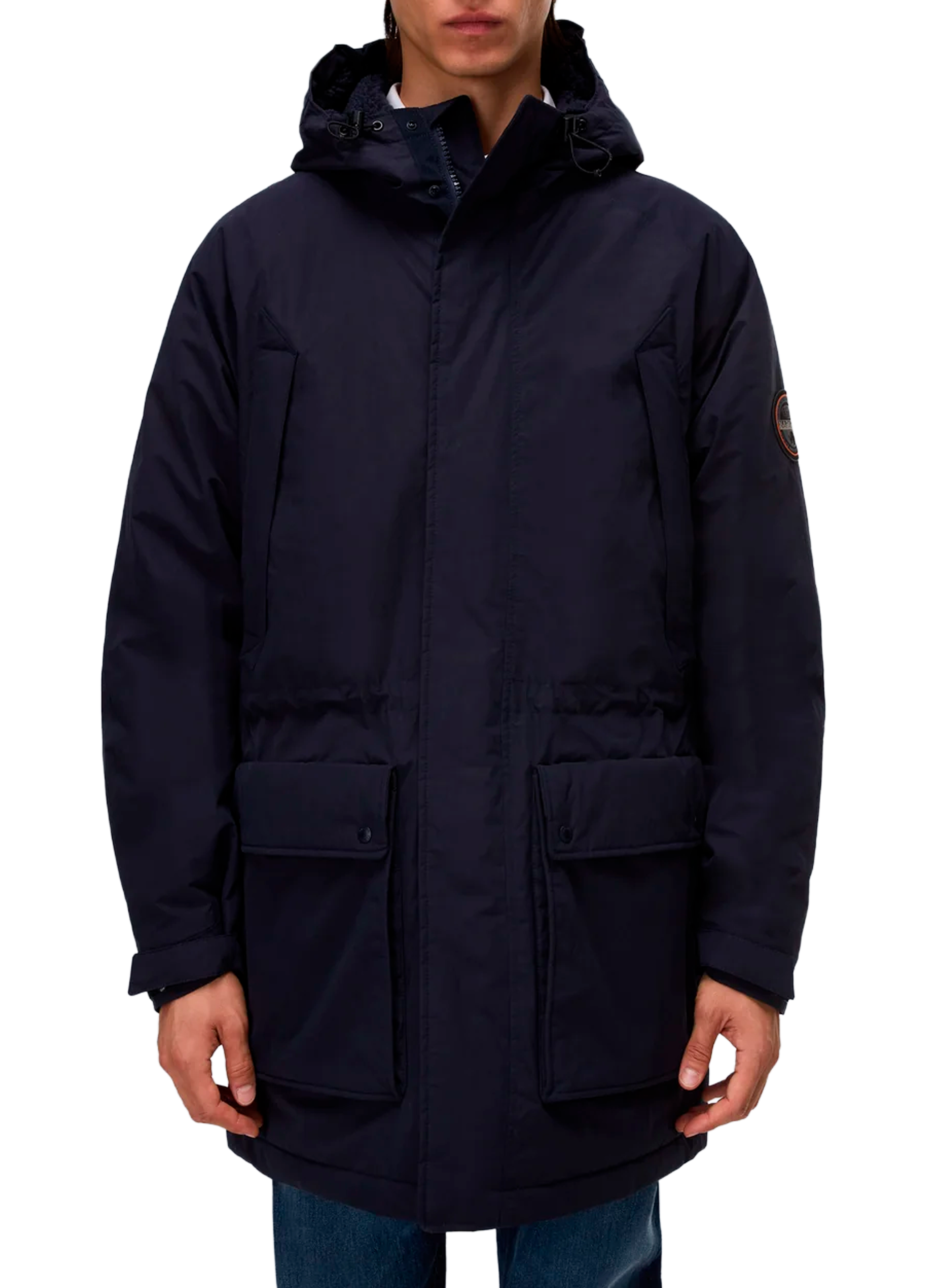 NAPAPIJRI Parka mi-longue Bleu