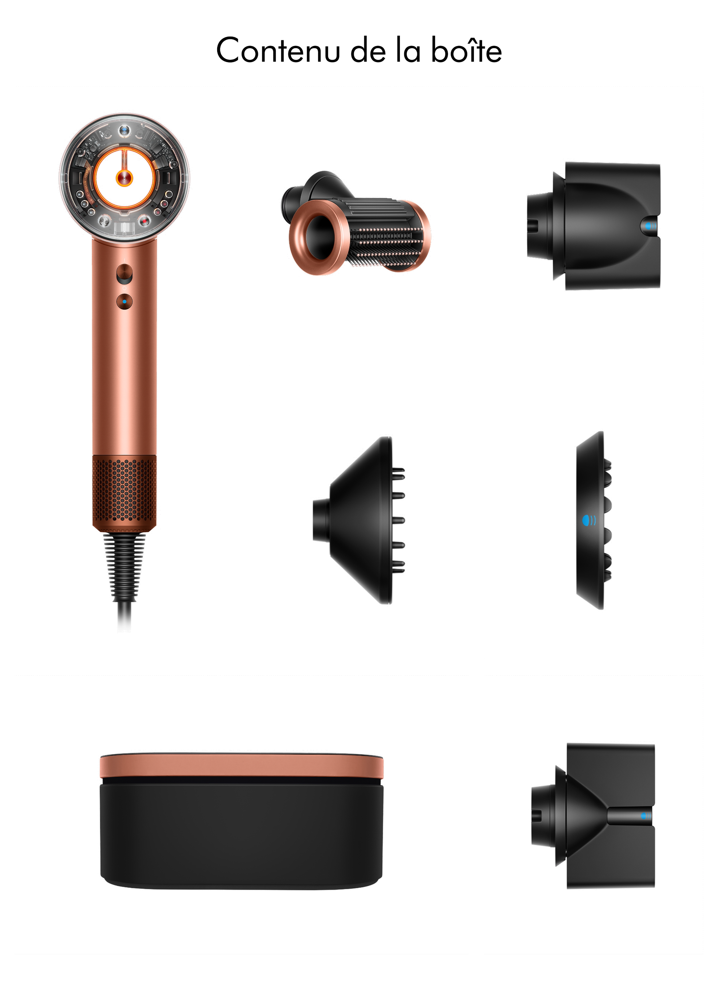 Dyson Supersonic Nural, Limited Edition Straight to Curly Hair Silk/Amber DYSON No color