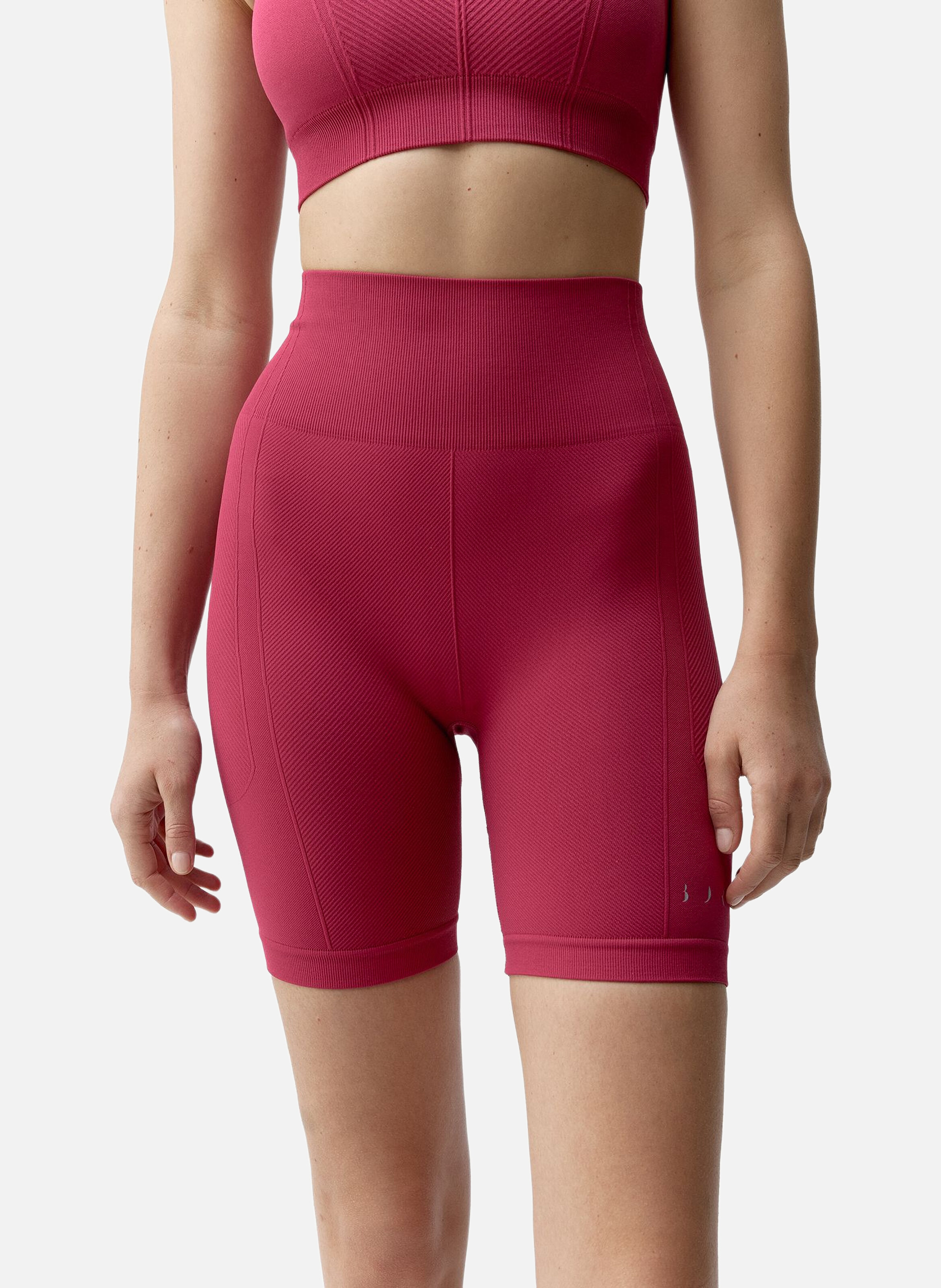 BORN LIVING YOGA Short sport femme cycliste soma Rose