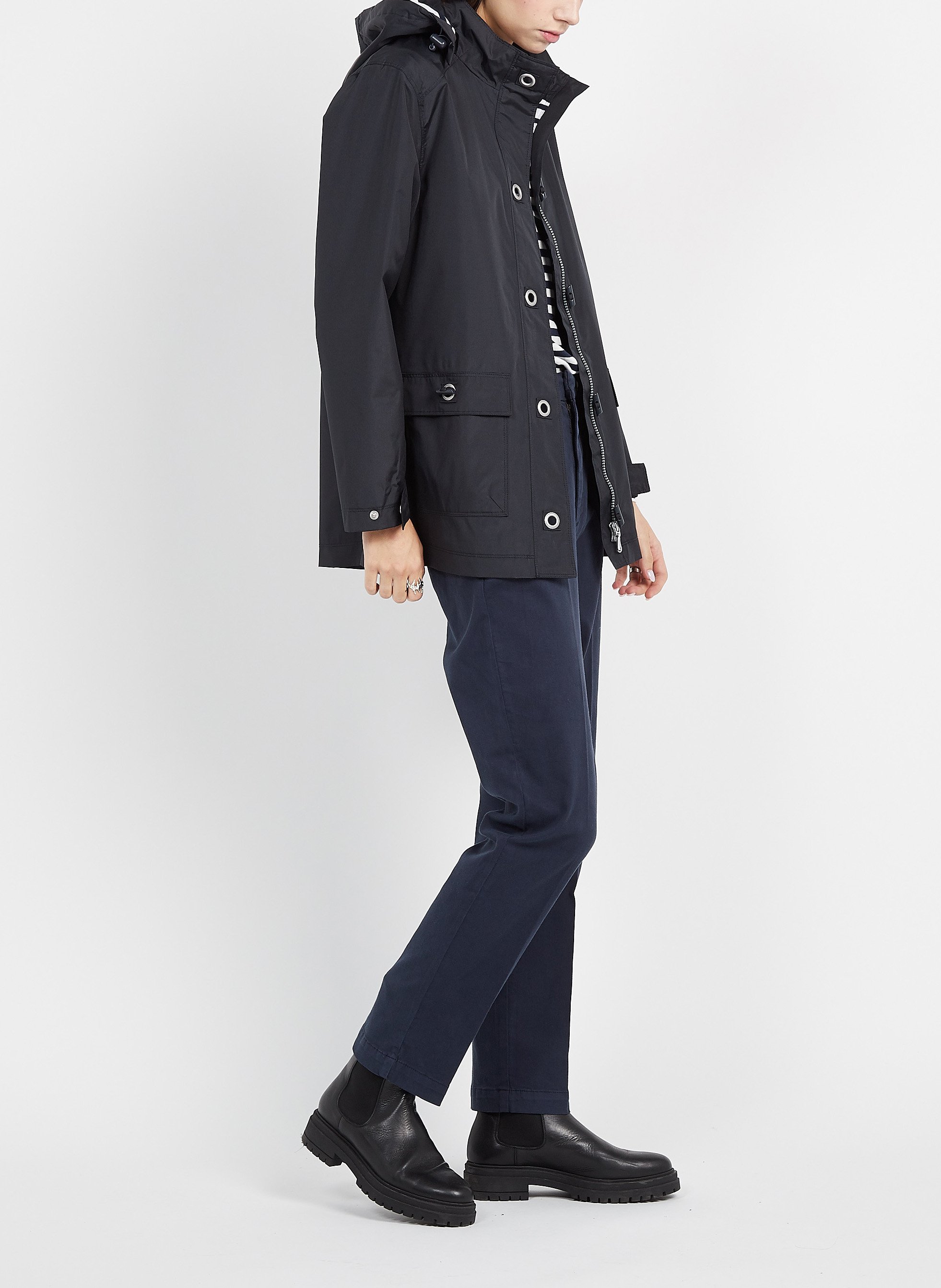 Coupe-vent à capuche audierne ARMOR-LUX Bleu