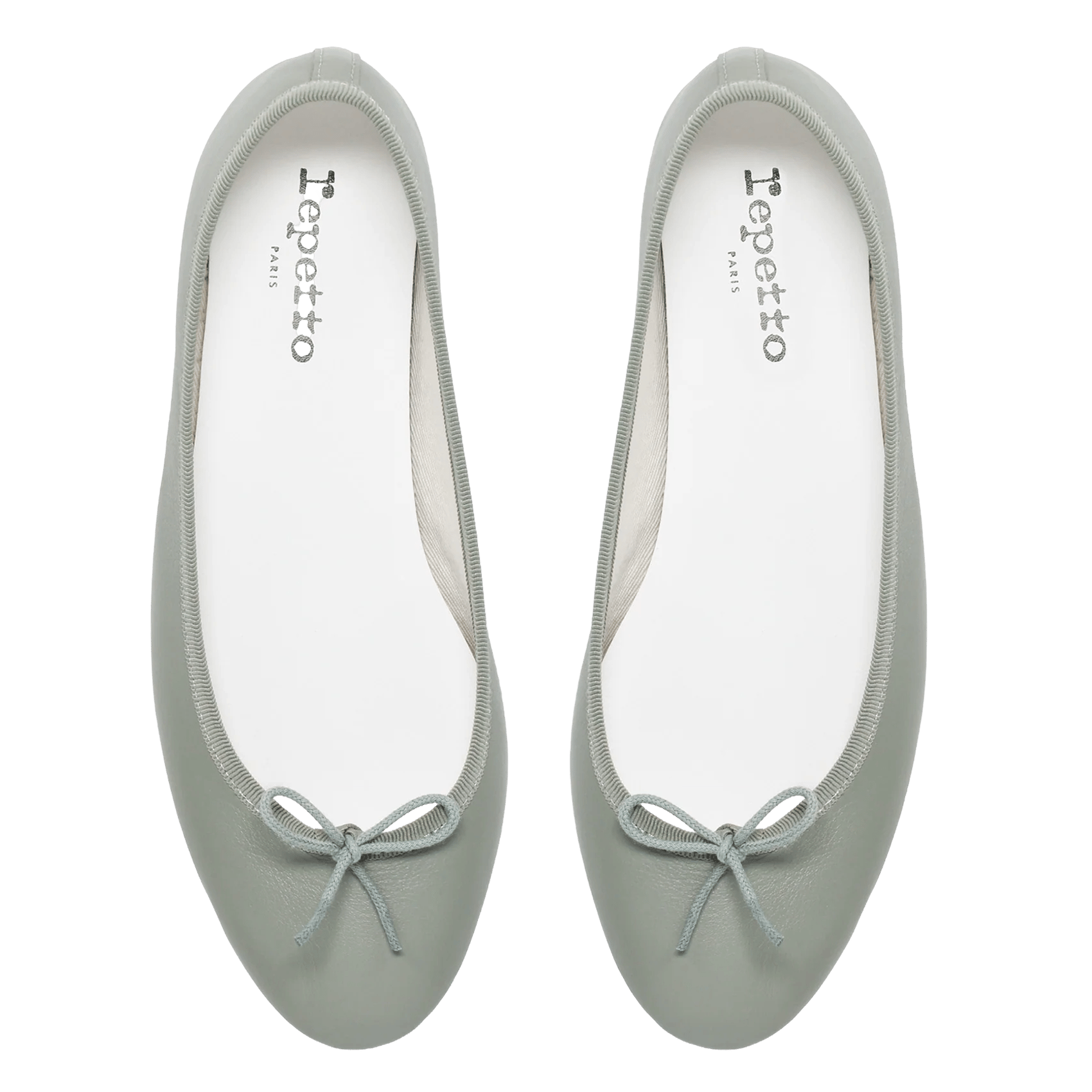 Ballerines en cuir cendrillon REPETTO Vert