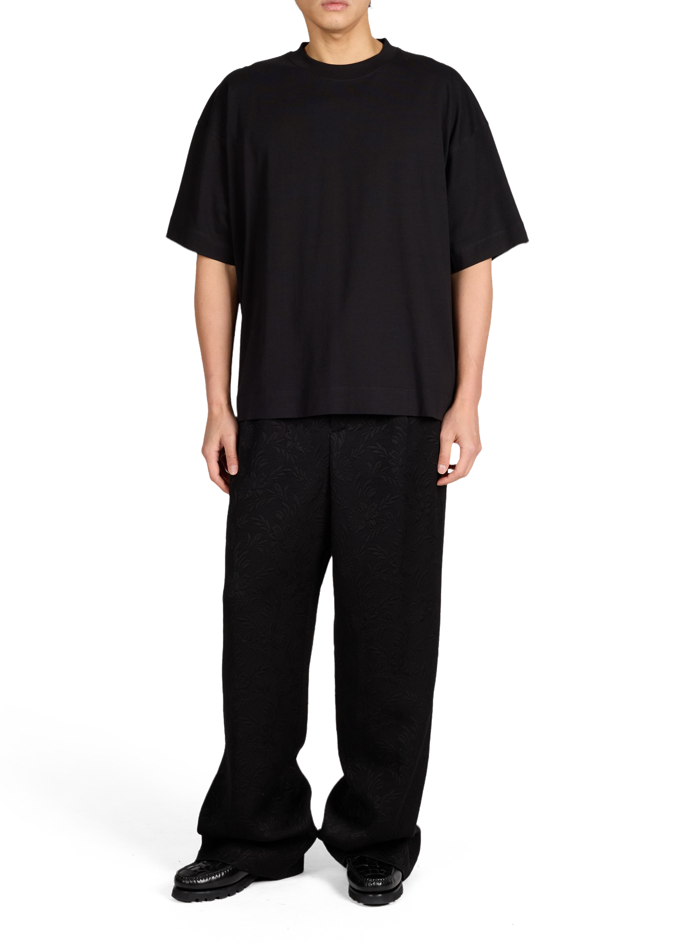 Classic Cotton T-Shirt DRIES VAN NOTEN Black