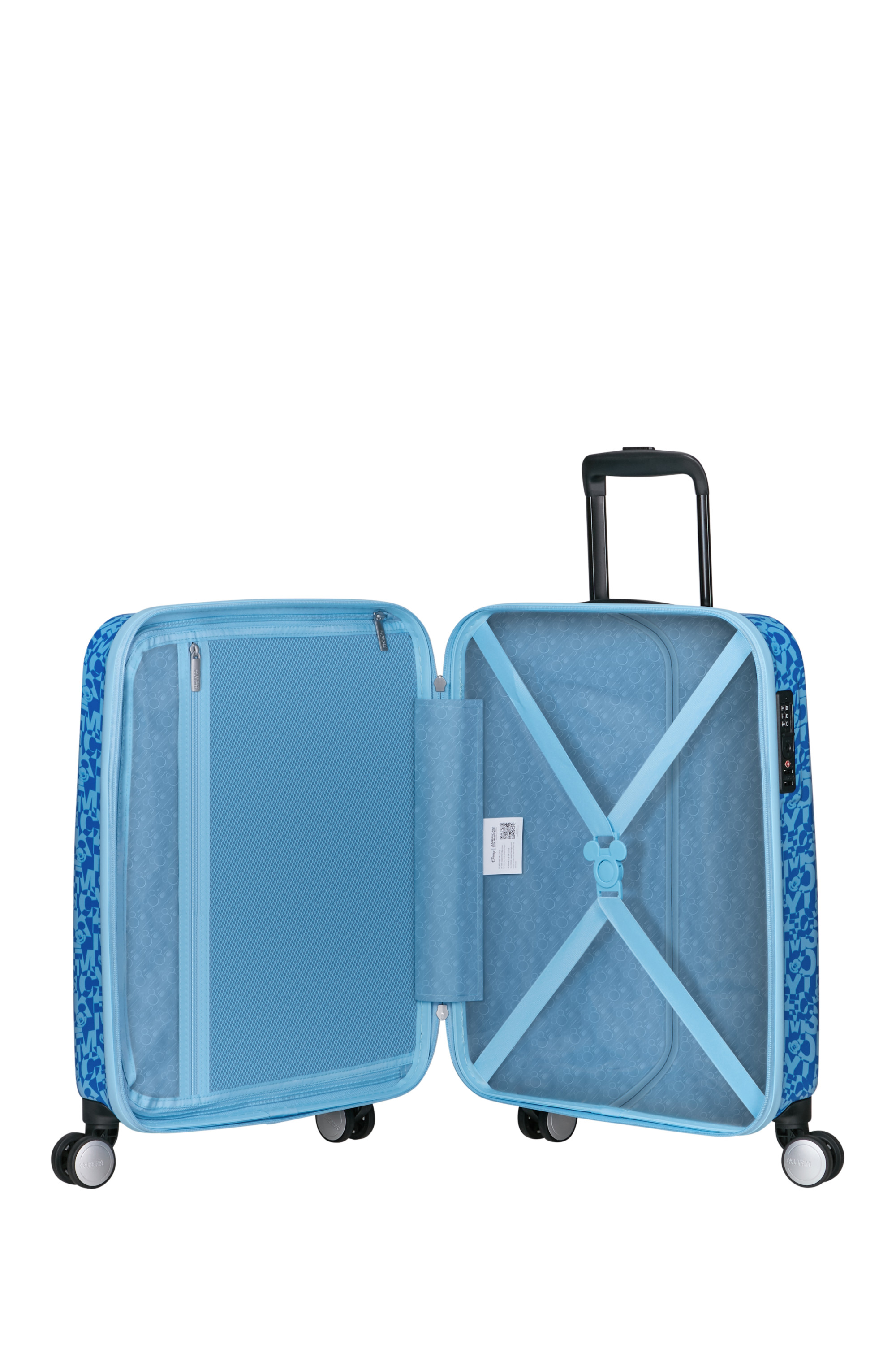 Funlight disney valise 4 roues taille s AMERICAN TOURISTER Bleu