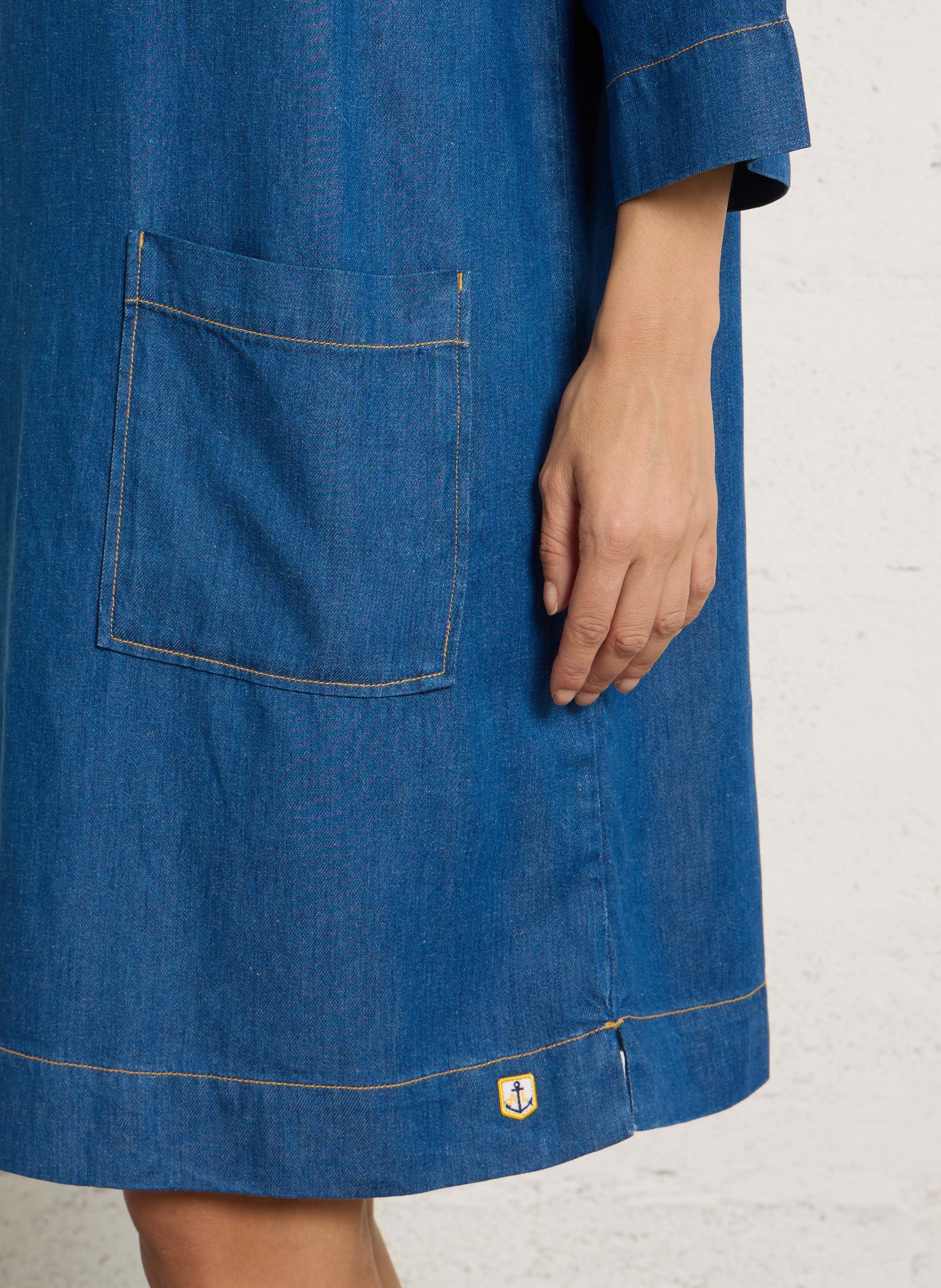 Robe courte col classique heritage ARMOR-LUX Bleu