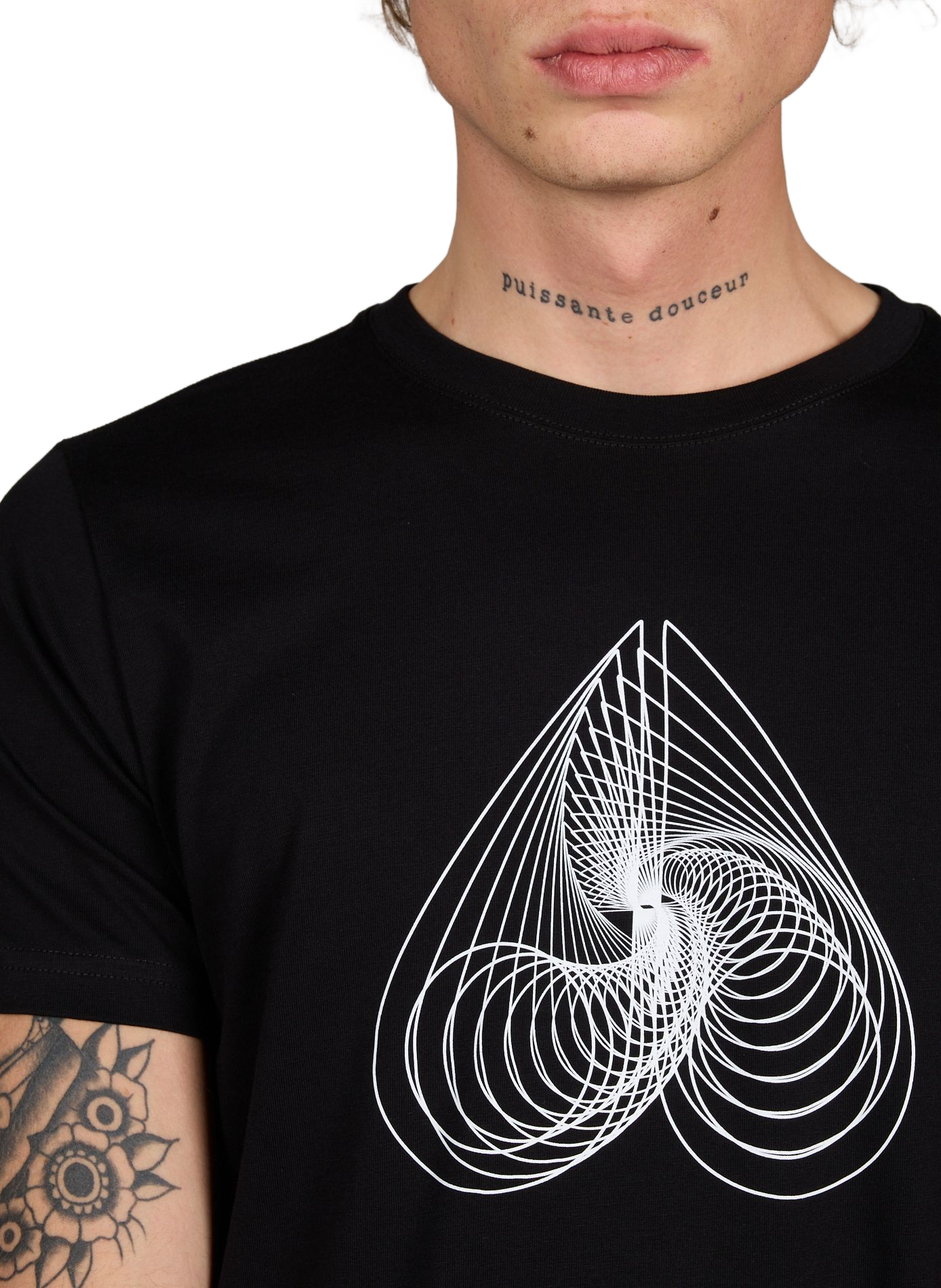 T-shirt with graphic print in cotton MOOSE KNUCKLES Black