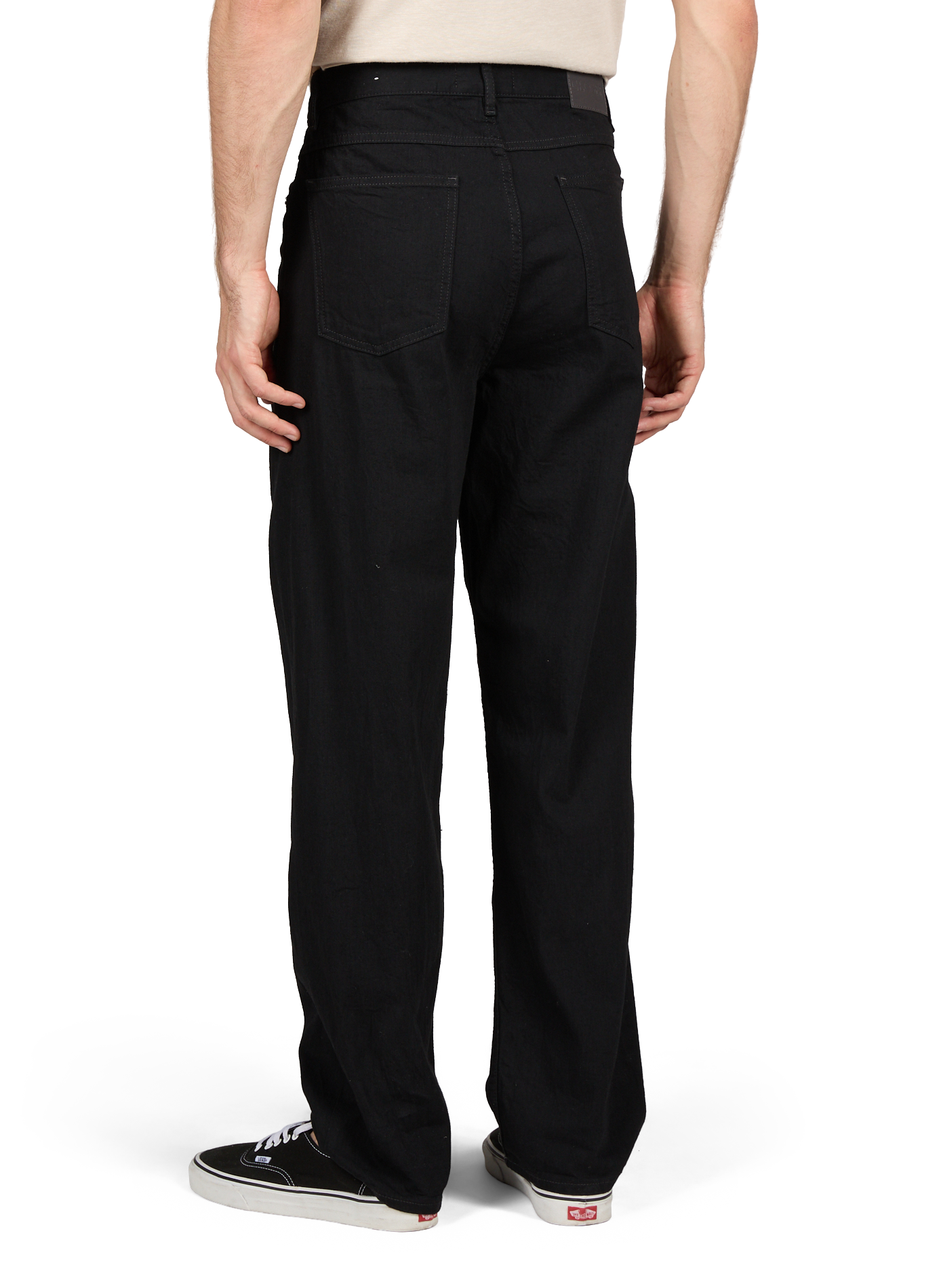 Straight cotton jeans CLOSED Black