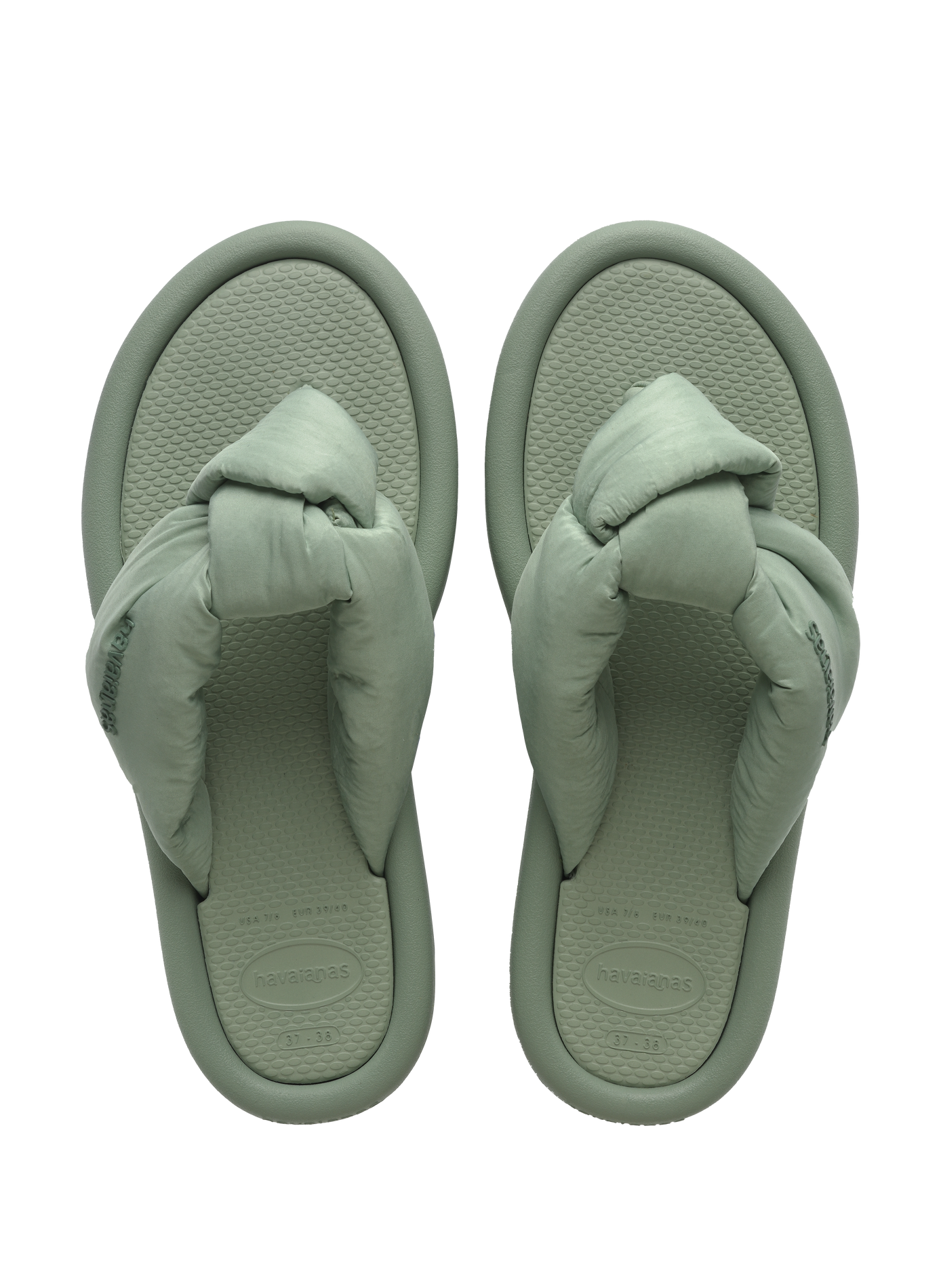 Tongs Over Puffed Up  HAVAIANAS Vert