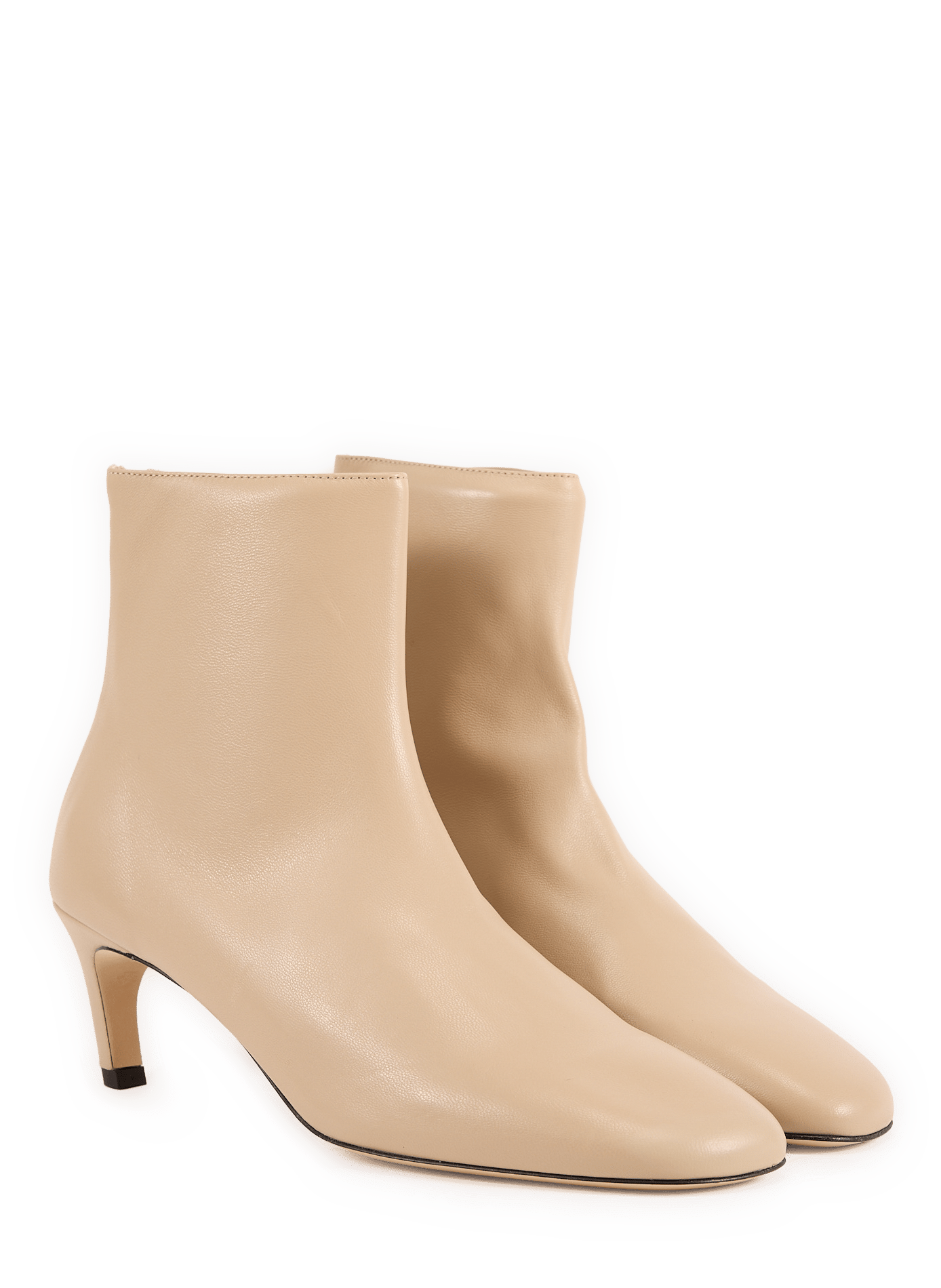 Leather ankle boots  TOTEME Beige