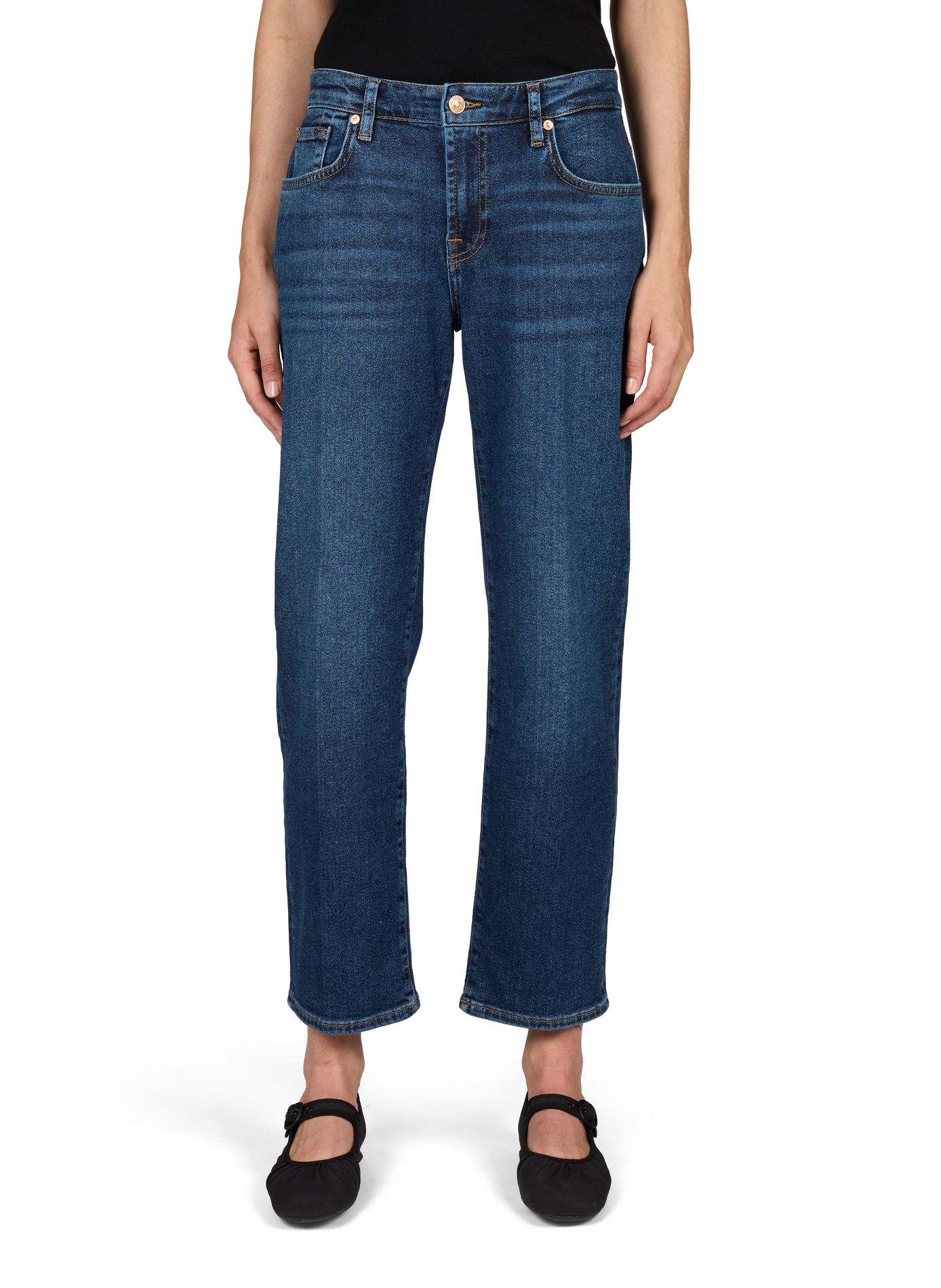 Straight-cut Jeans 7 FOR ALL MANKIND Blue