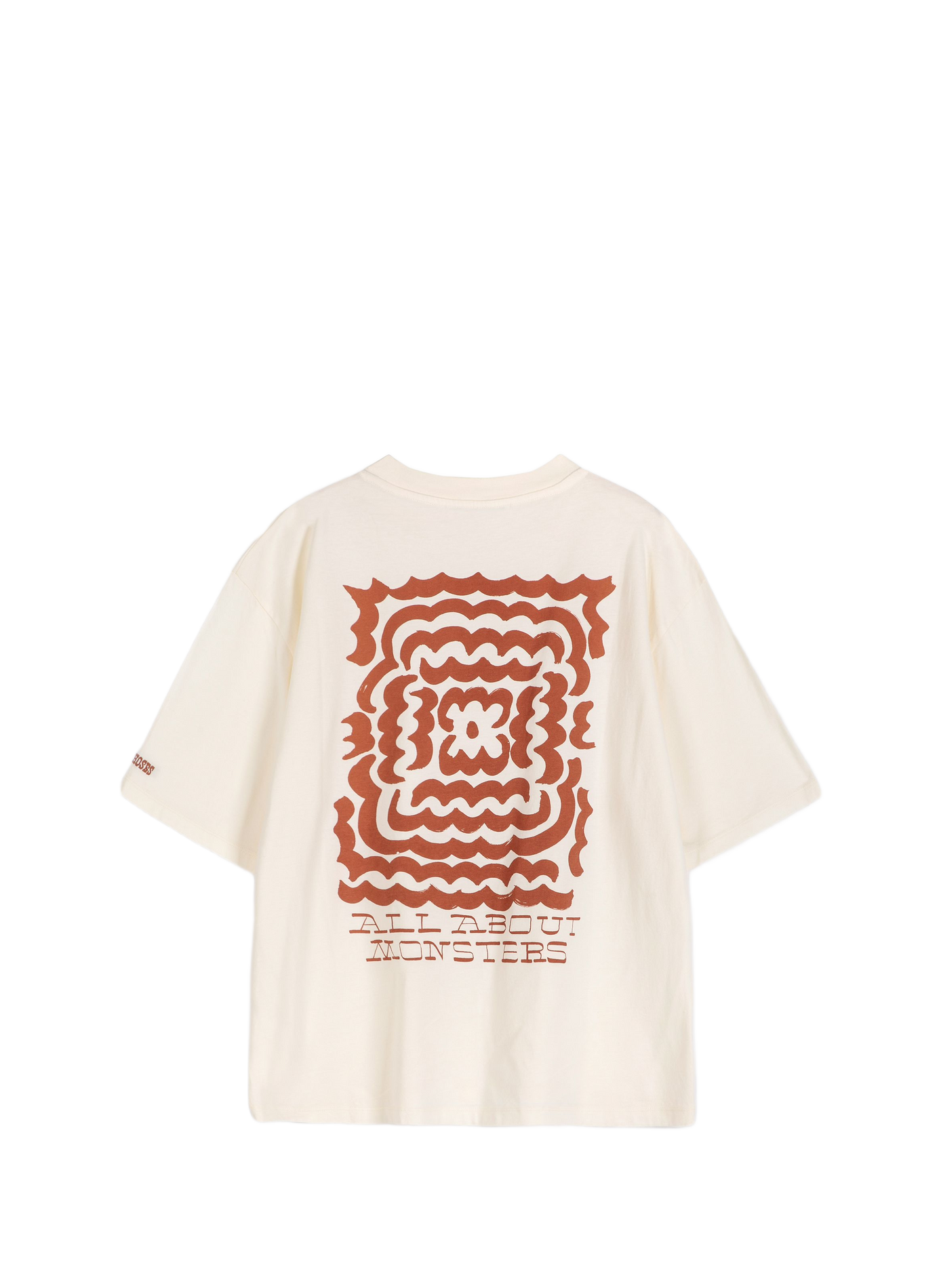 Lässiges T-Shirt mit Bio-Baumwoll-Print BOBO CHOSES Beige