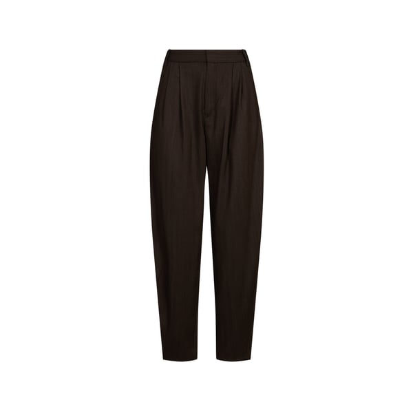 Pantalon large en laine mélangée Pantalon large en laine mélangée
