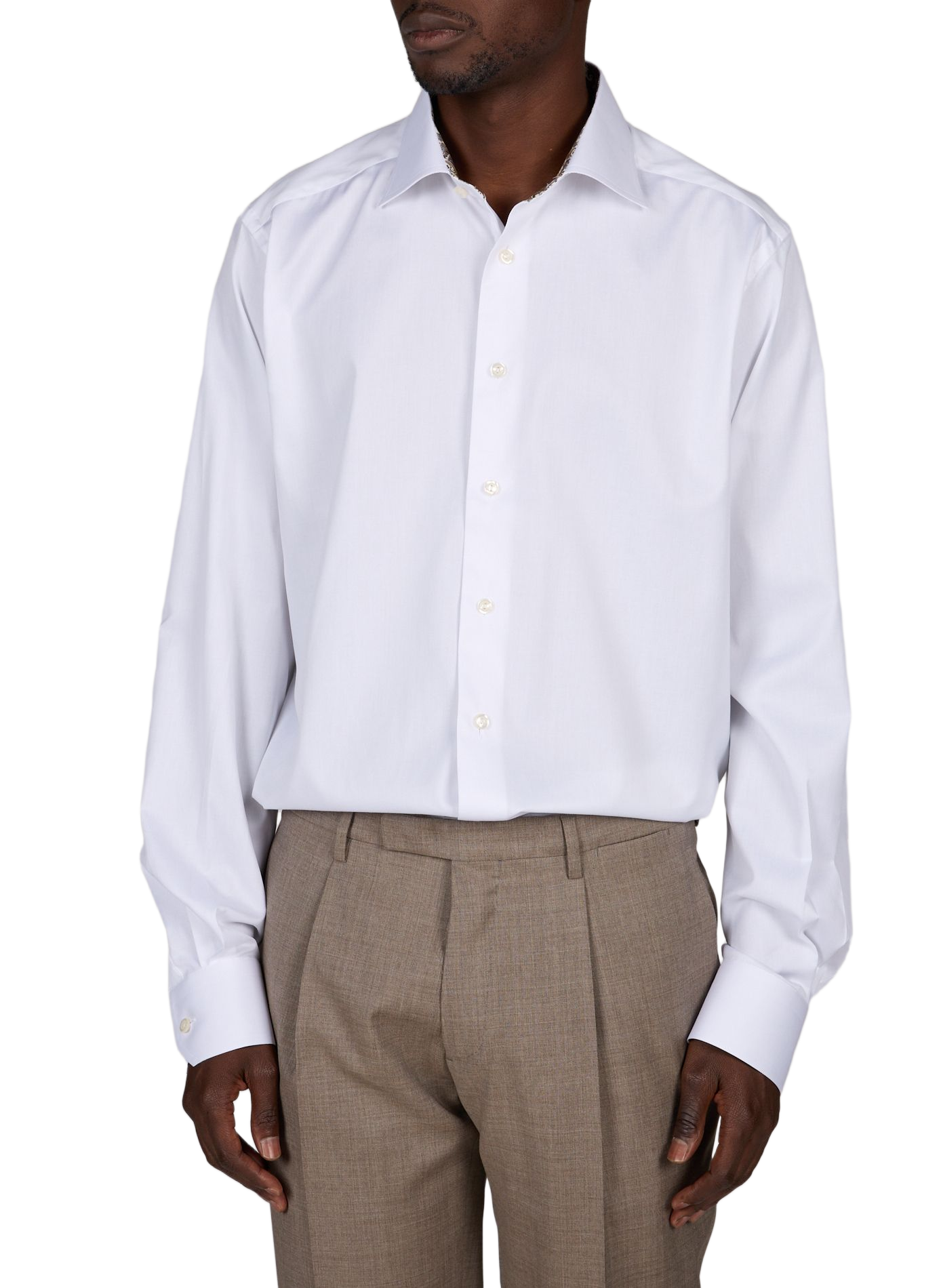 Slim-fit cotton shirt ETON White