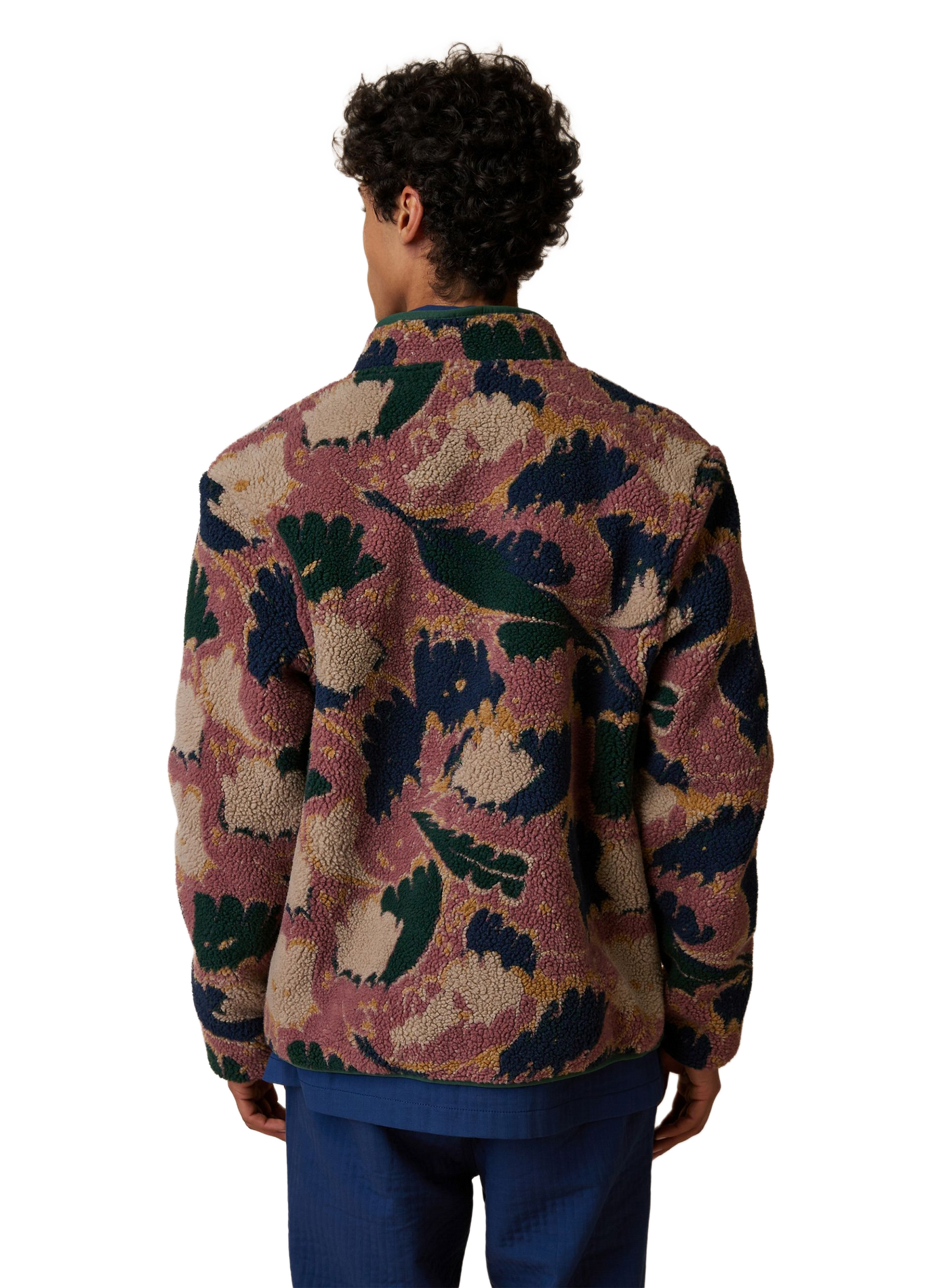 Gerade geschnittene Sherpa-Jacke Senonche FAGUO Rosa