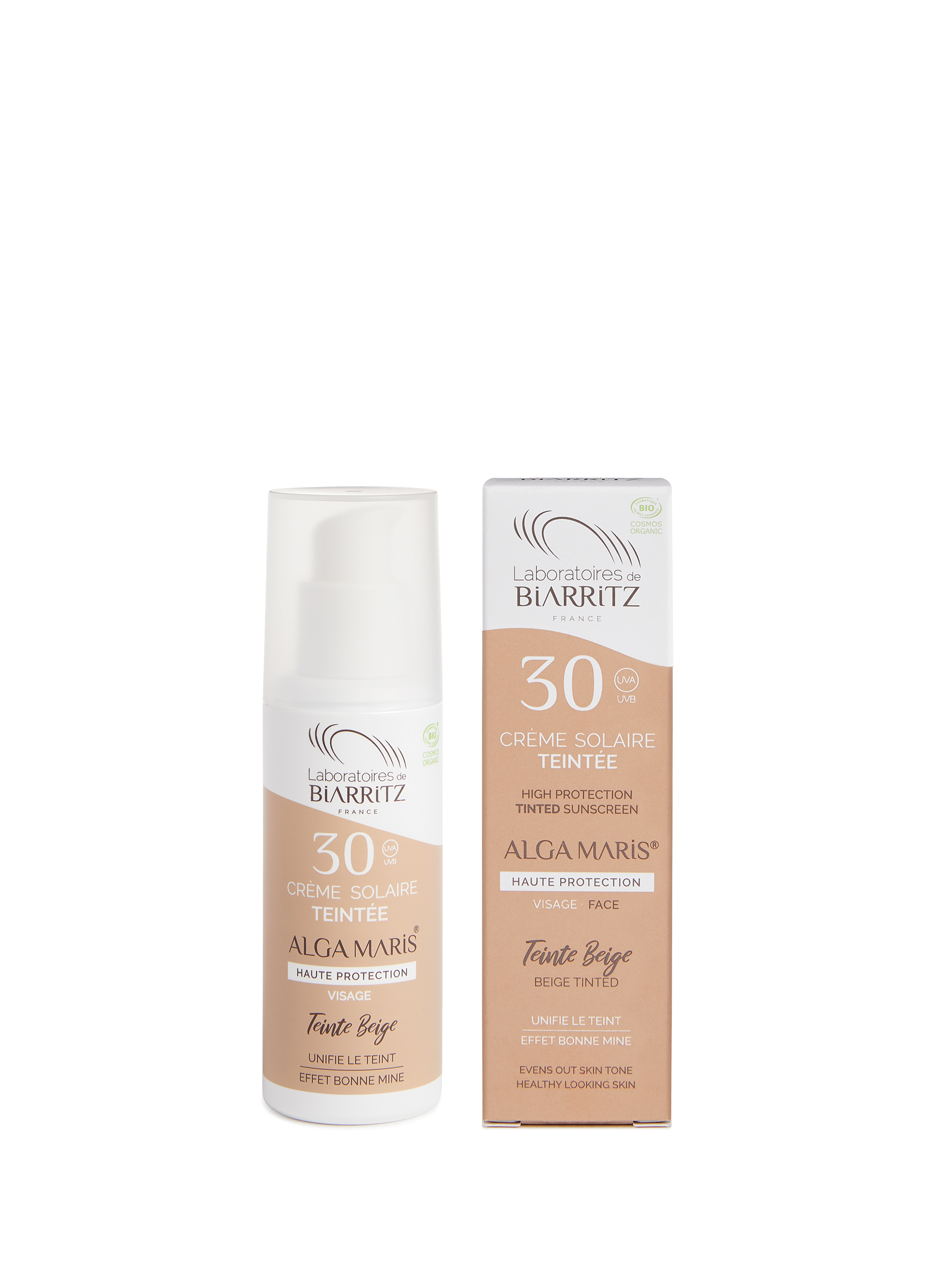 Alga Maris - SPF 30 Tinted Face Sun Cream - Beige LABORATOIRES DE BIARRITZ No color