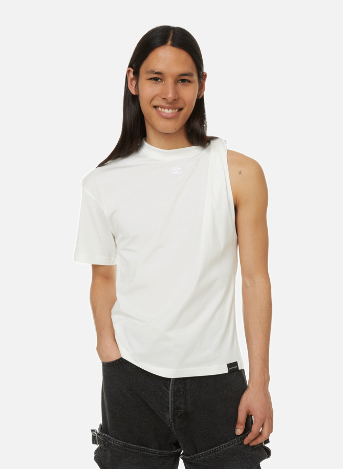 T-shirt Twist Single en coton COURRÈGES