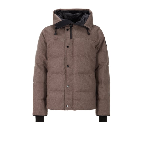 Parka en laine mélangée