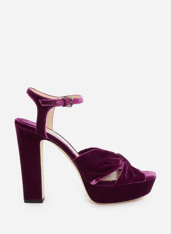 Heloise velvet sandals jimmy choo women printemps