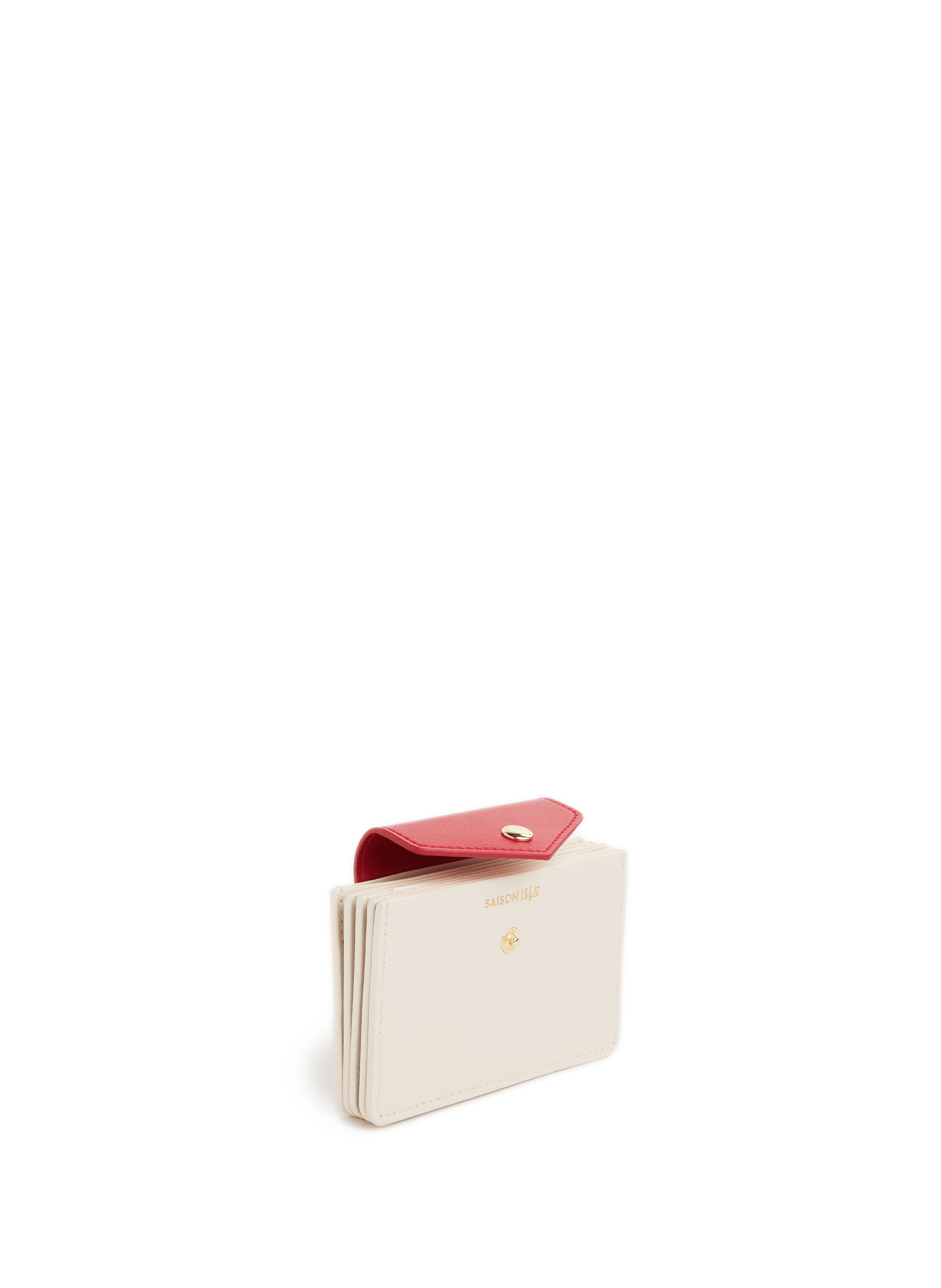 Leather card holder  SAISON 1865 Red