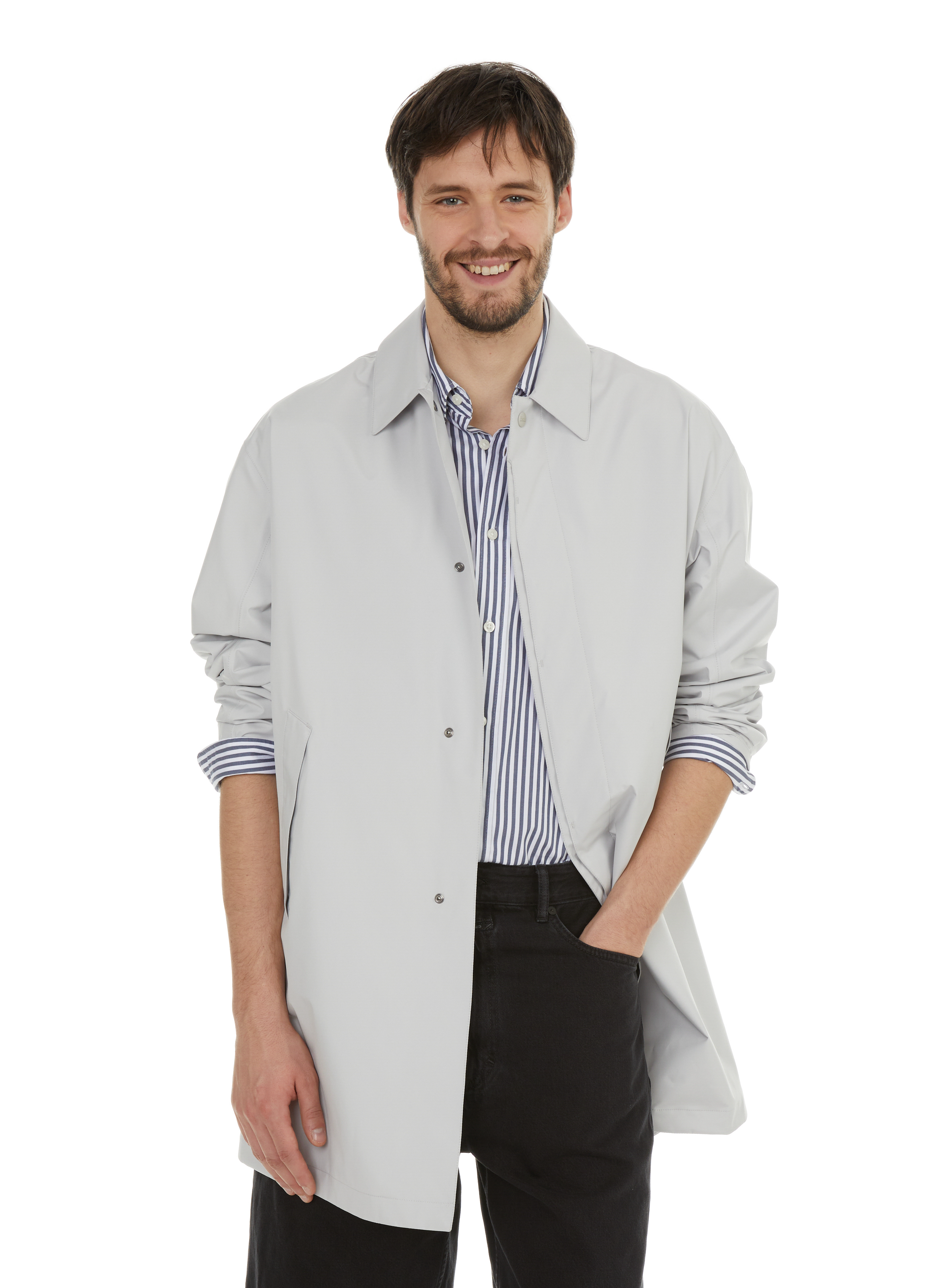 Mid-length trench coat HERNO White