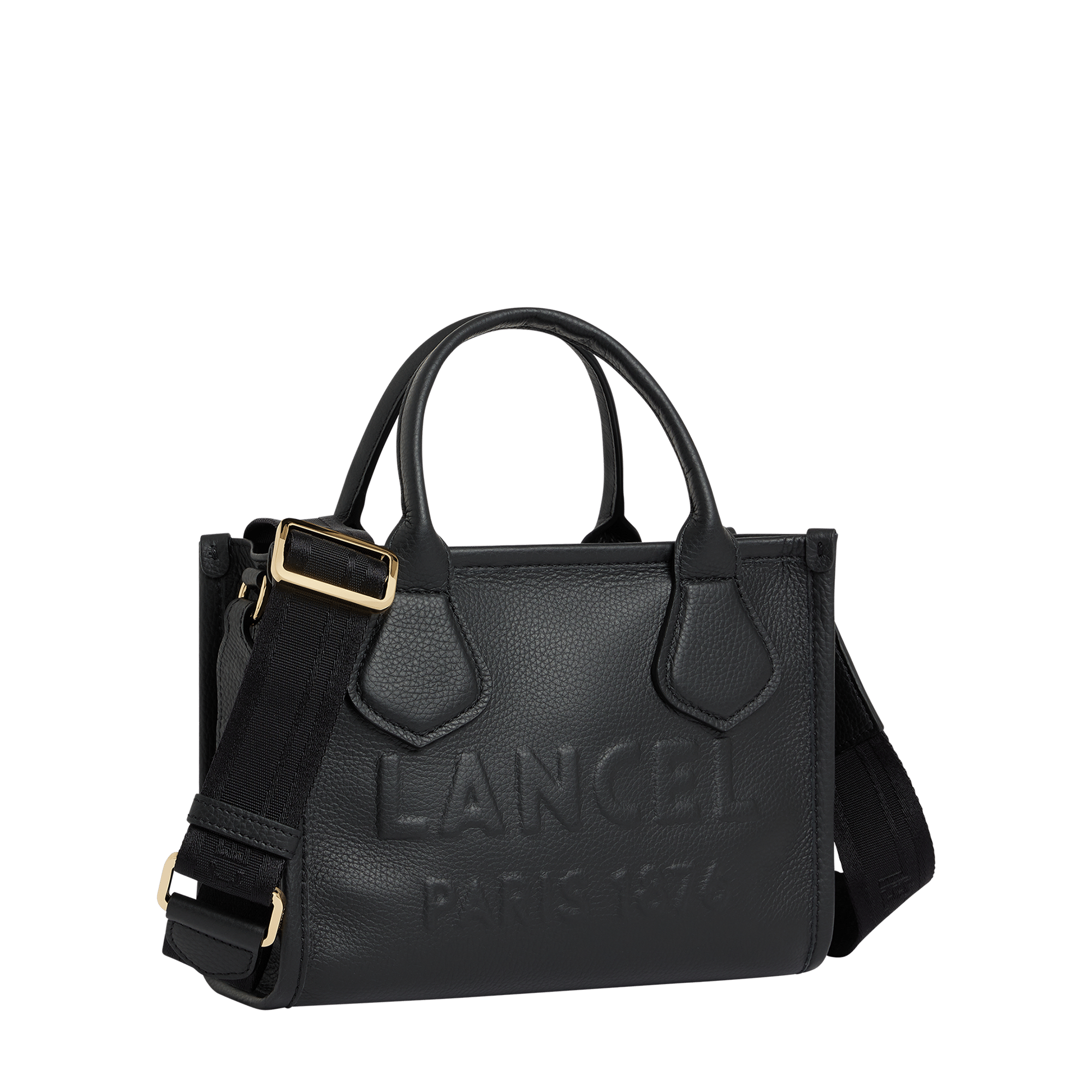 Cabas zippé s - jour de lancel LANCEL Noir
