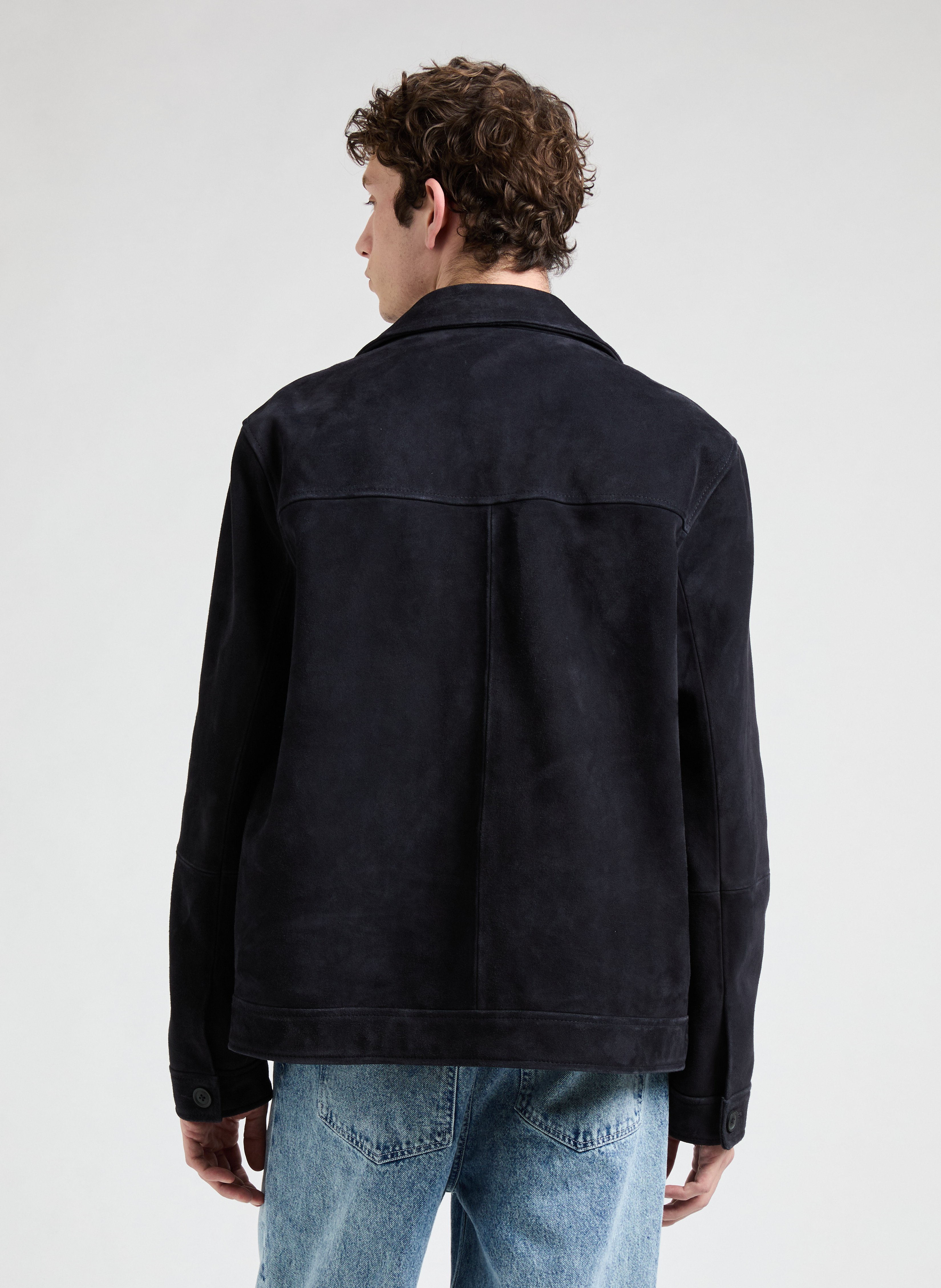 Blouson Femy en cuir SAISON 1865 Bleu