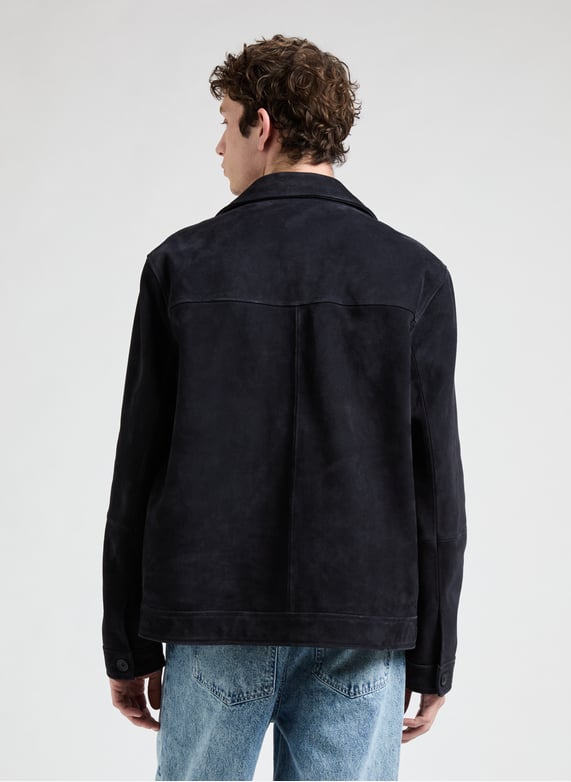 Blouson Femy en cuir | Bleu by SAISON 1865 Blouson Femy en cuir Bleu