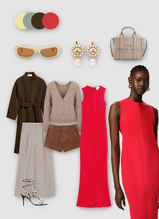 Look colorimetrie brune