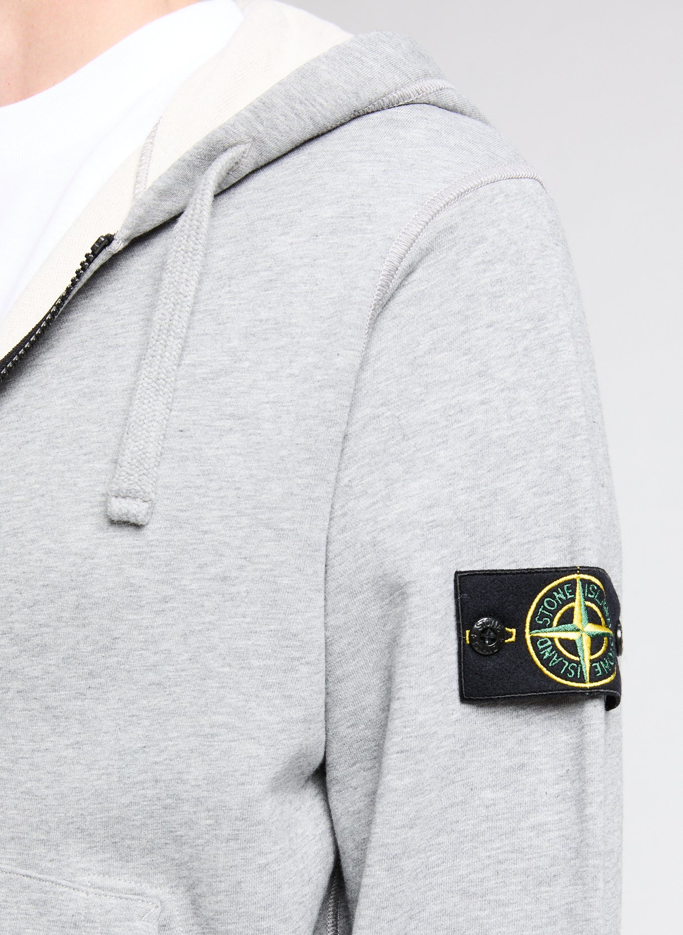 Sweatshirt en coton STONE ISLAND Gris