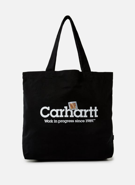 Sac cabas en coton Noir by CARHARTT WIP CARHARTT WIP Sac cabas en coton Noir