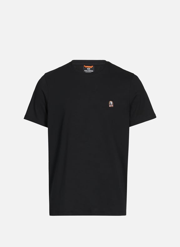 T-shirt en coton Patch Noir by PARAJUMPERS PARAJUMPERS T-shirt en coton Patch Noir