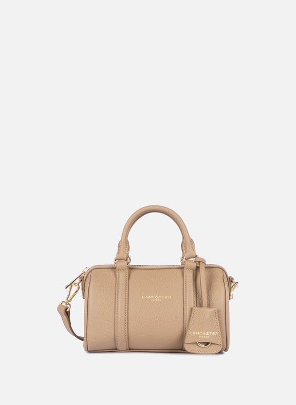 Petit sac polochon - milano ana Marron by LANCASTER LANCASTER Petit sac polochon - milano ana Marron