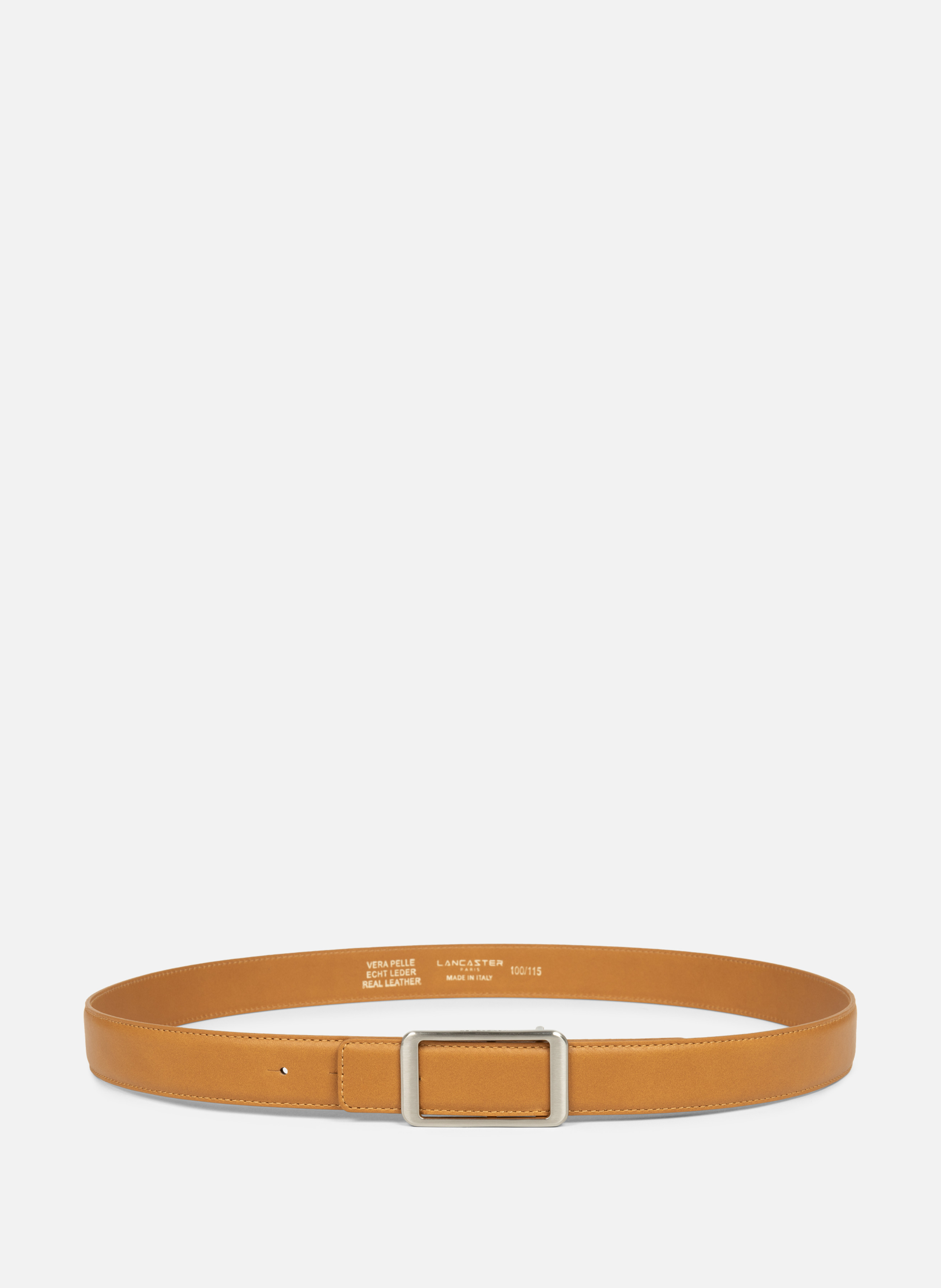 LANCASTER Ceinture - ceinture cuir lisse femme Marron