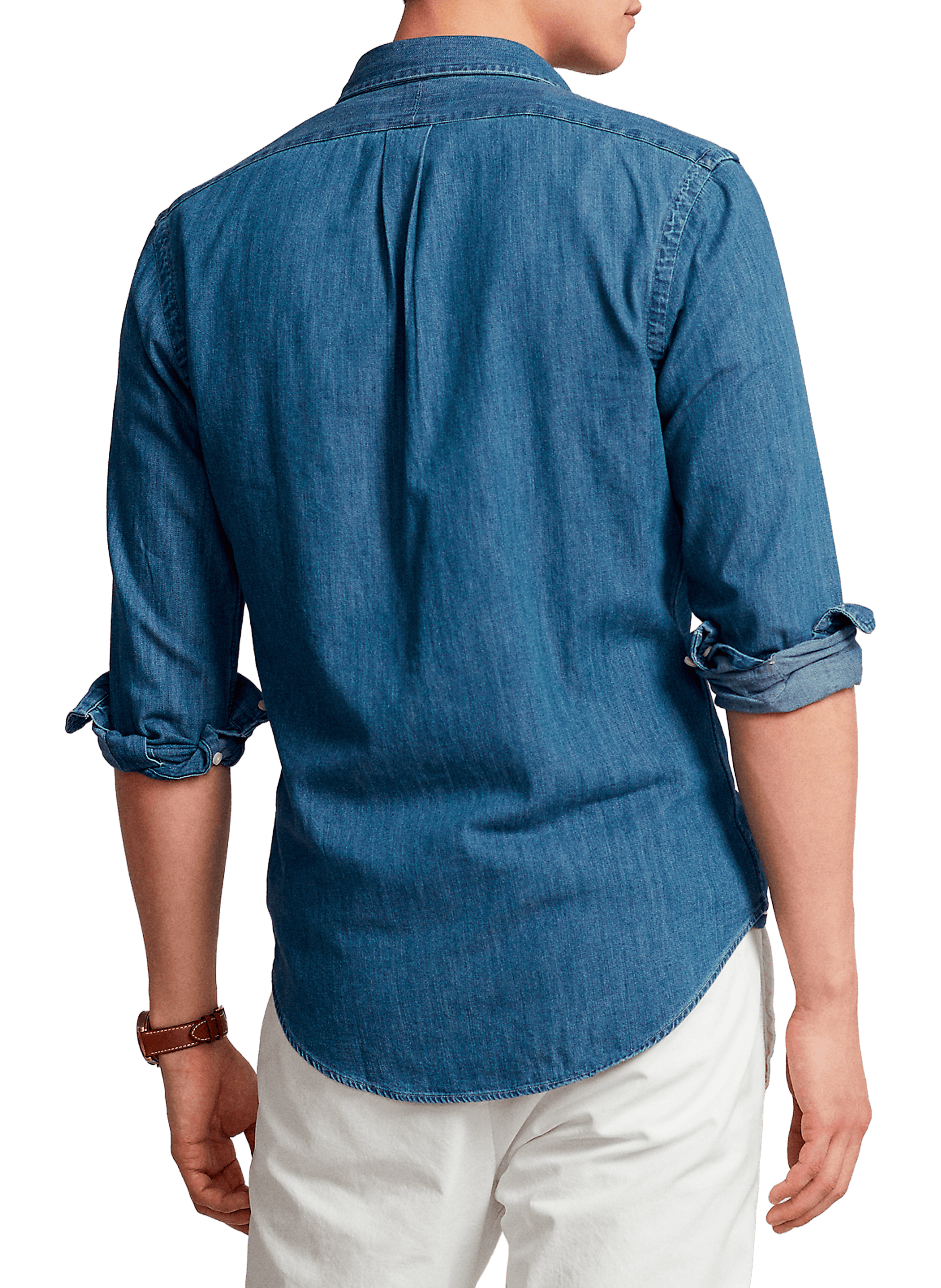 Cotton denim shirt POLO RALPH LAUREN Blue