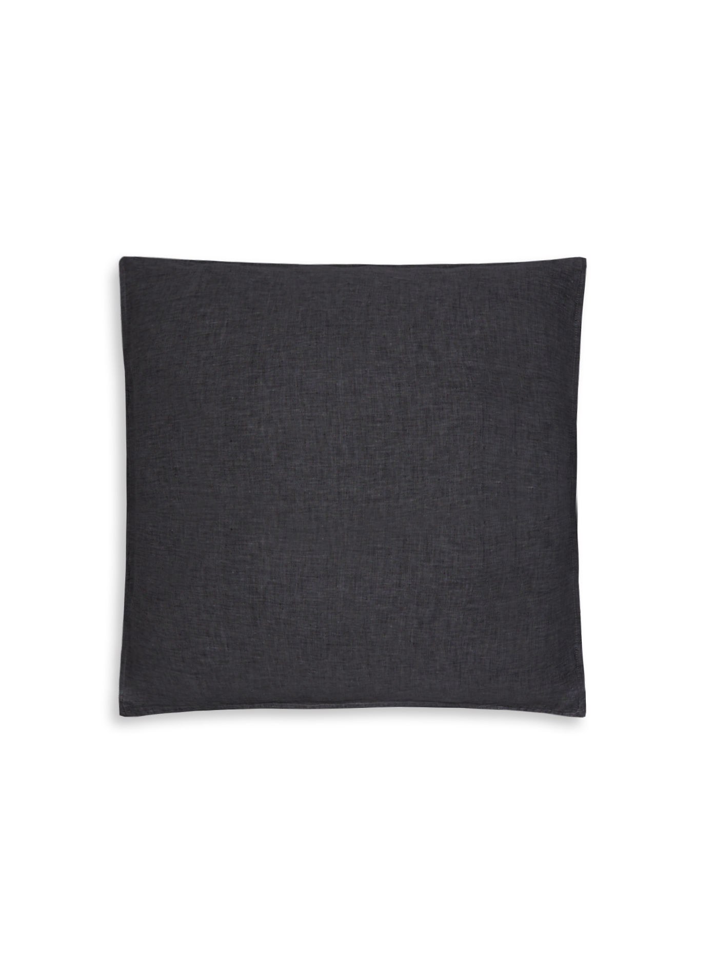Taie d'oreiller en lin lavé AU PRINTEMPS PARIS Gris