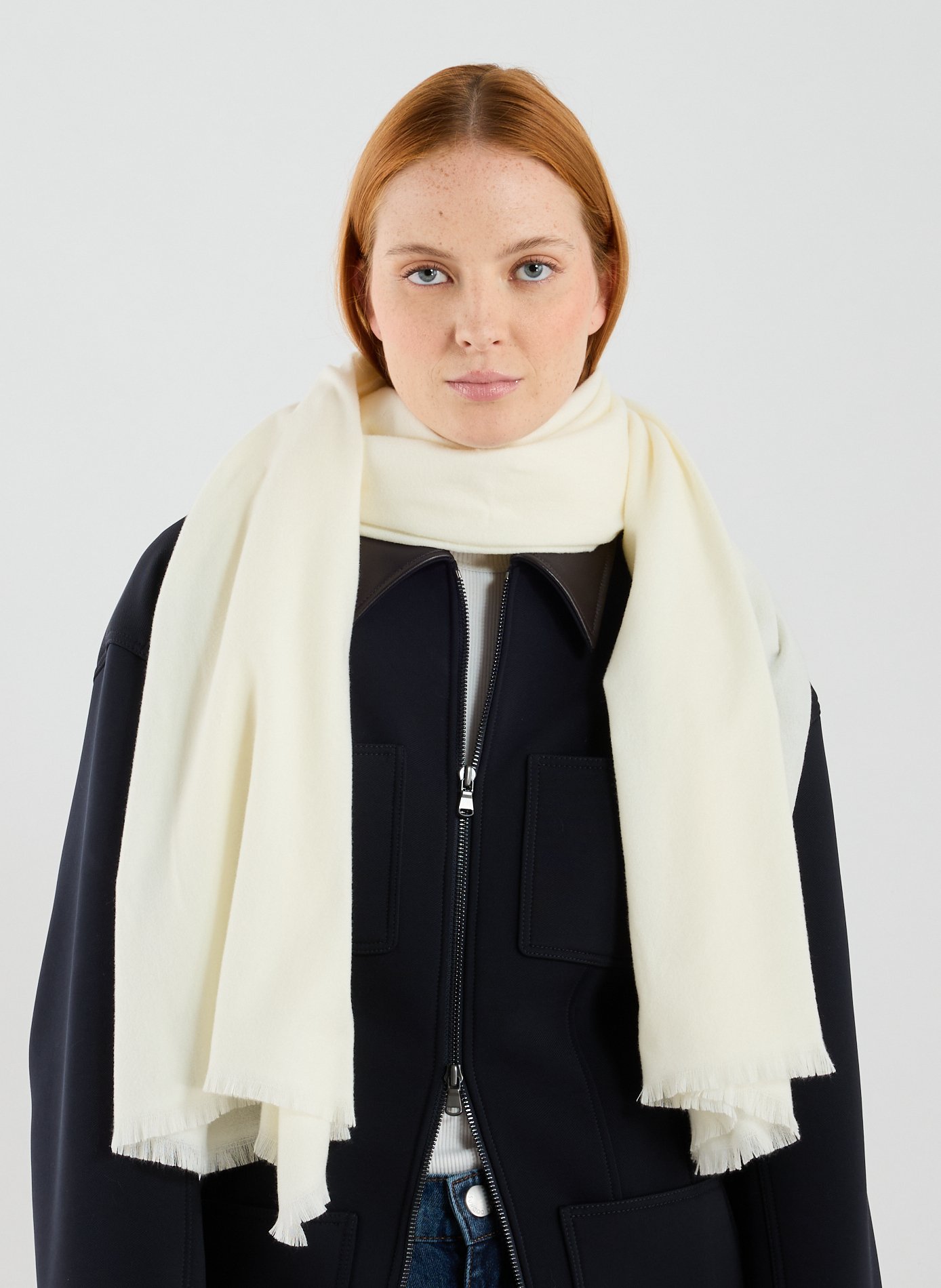 Echarpe douce unie AU PRINTEMPS PARIS Beige