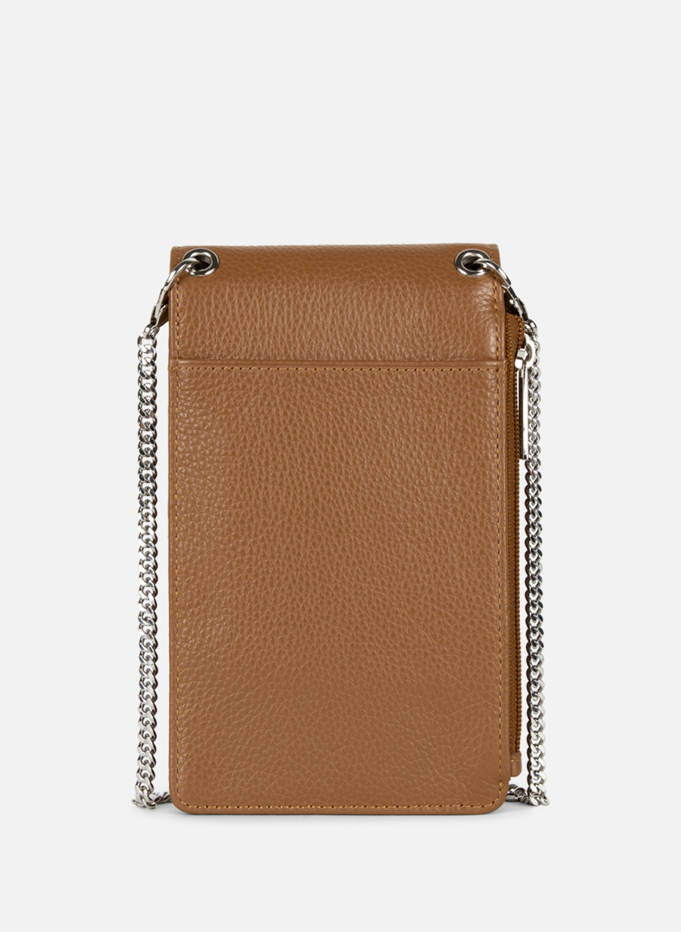 Smartphone holder - Foulonné PM LANCASTER Brown