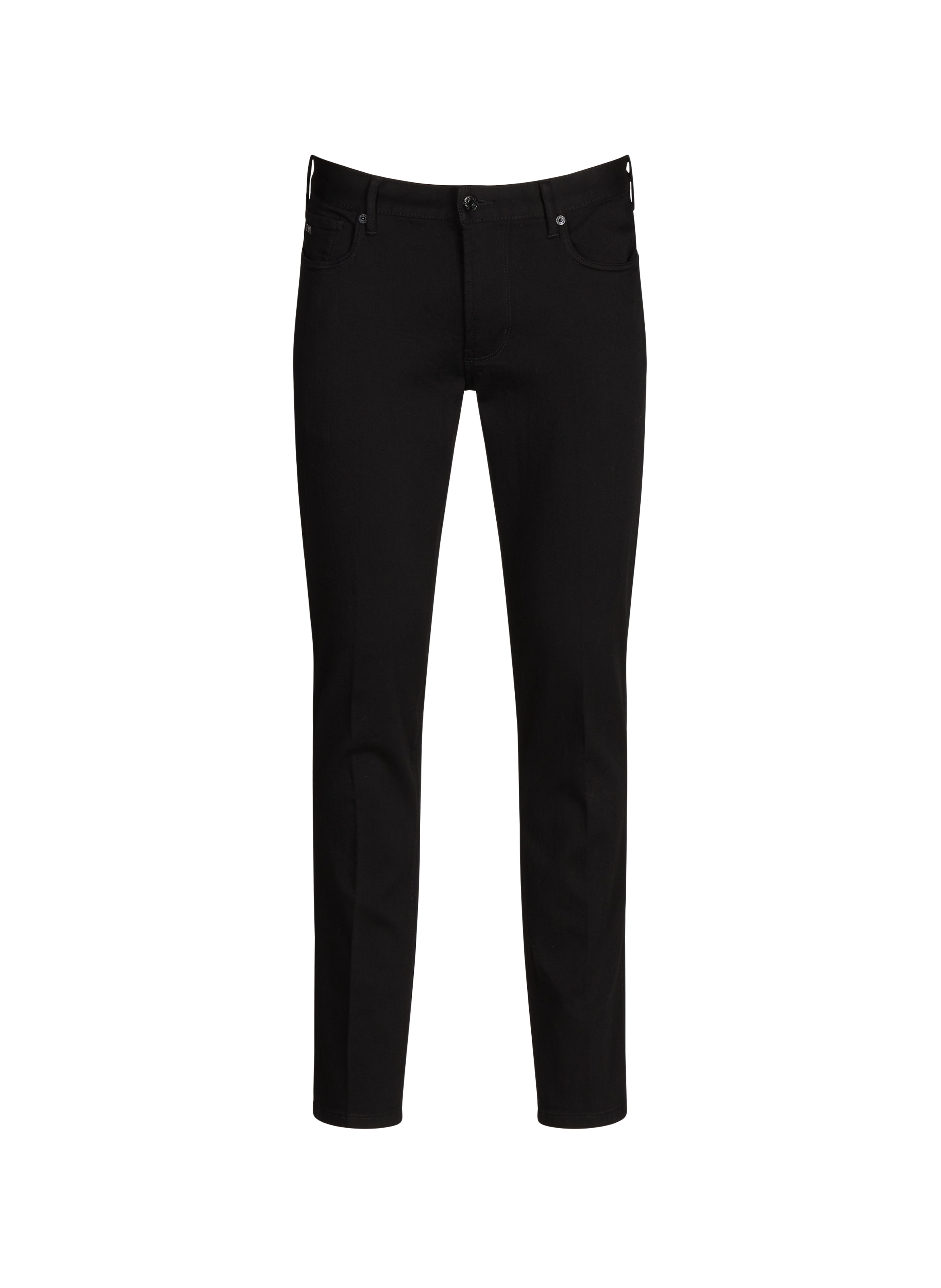 Jean slim en coton mélangé EMPORIO ARMANI Noir
