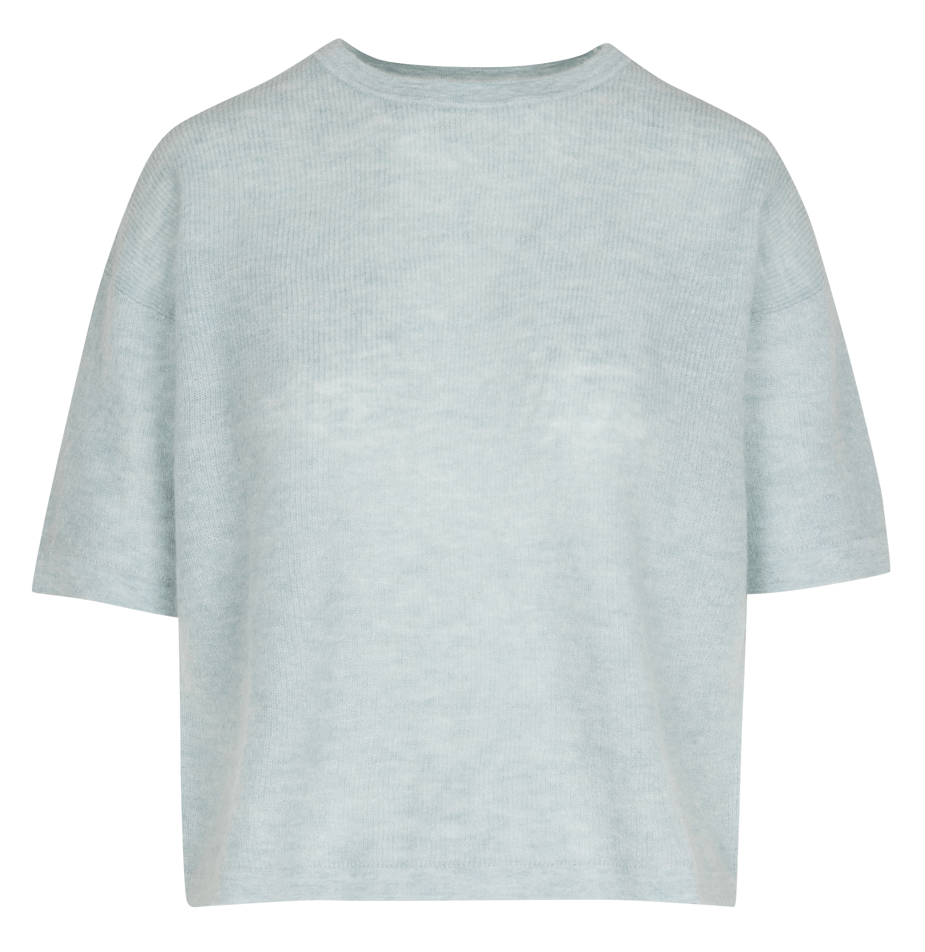 Pull col rond en mohair mélangé Paolo bis MAISON 123 Bleu