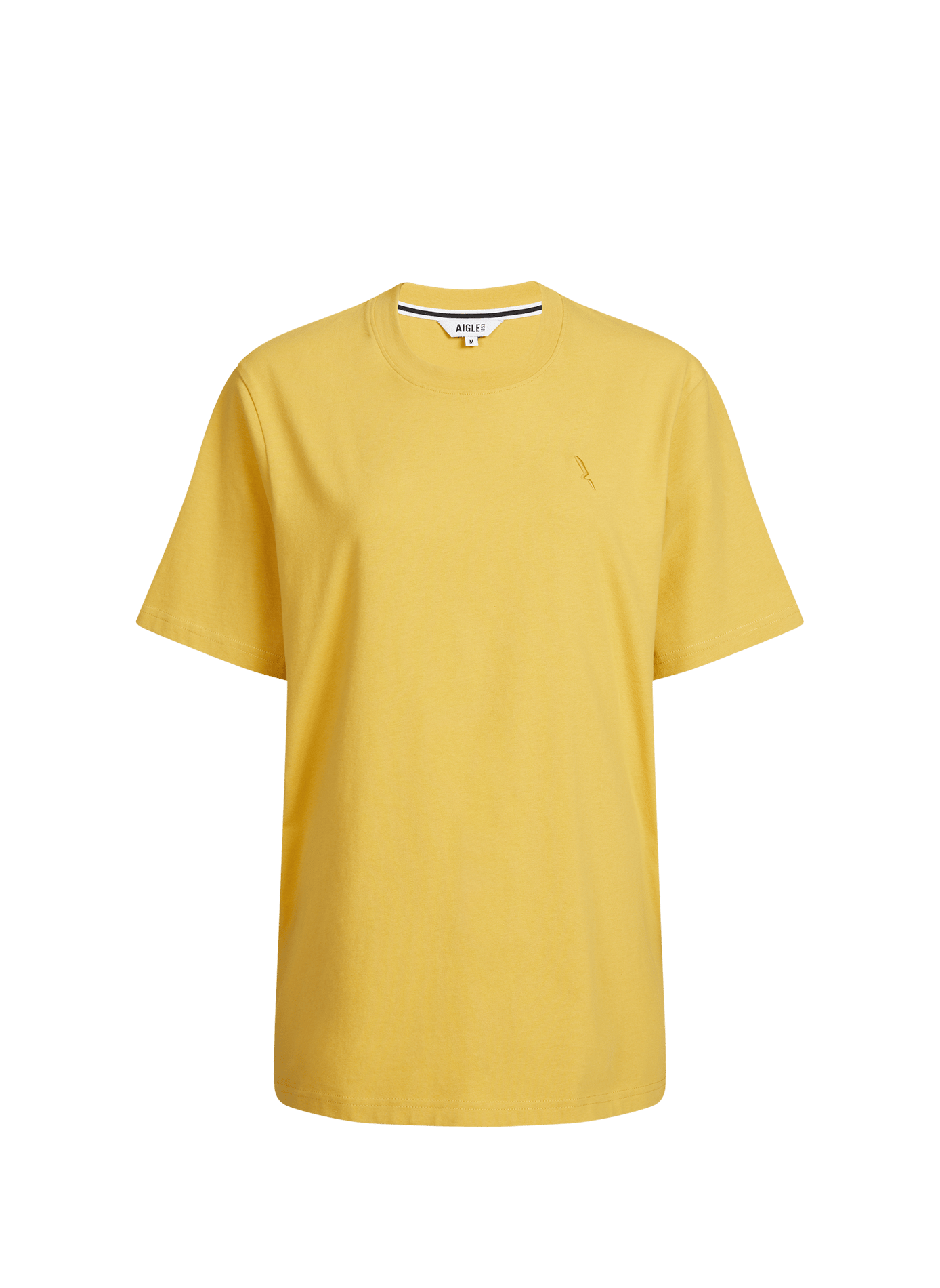 T-shirt col rond en coton AIGLE Jaune