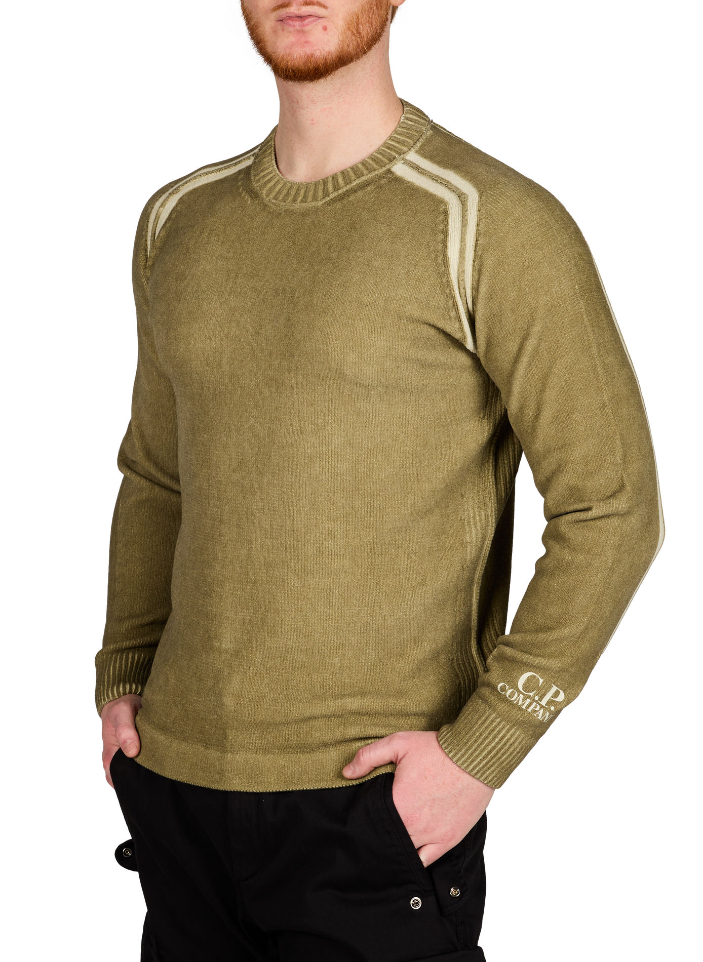 Cotton round neck Sweatshirt CP COMPANY Green