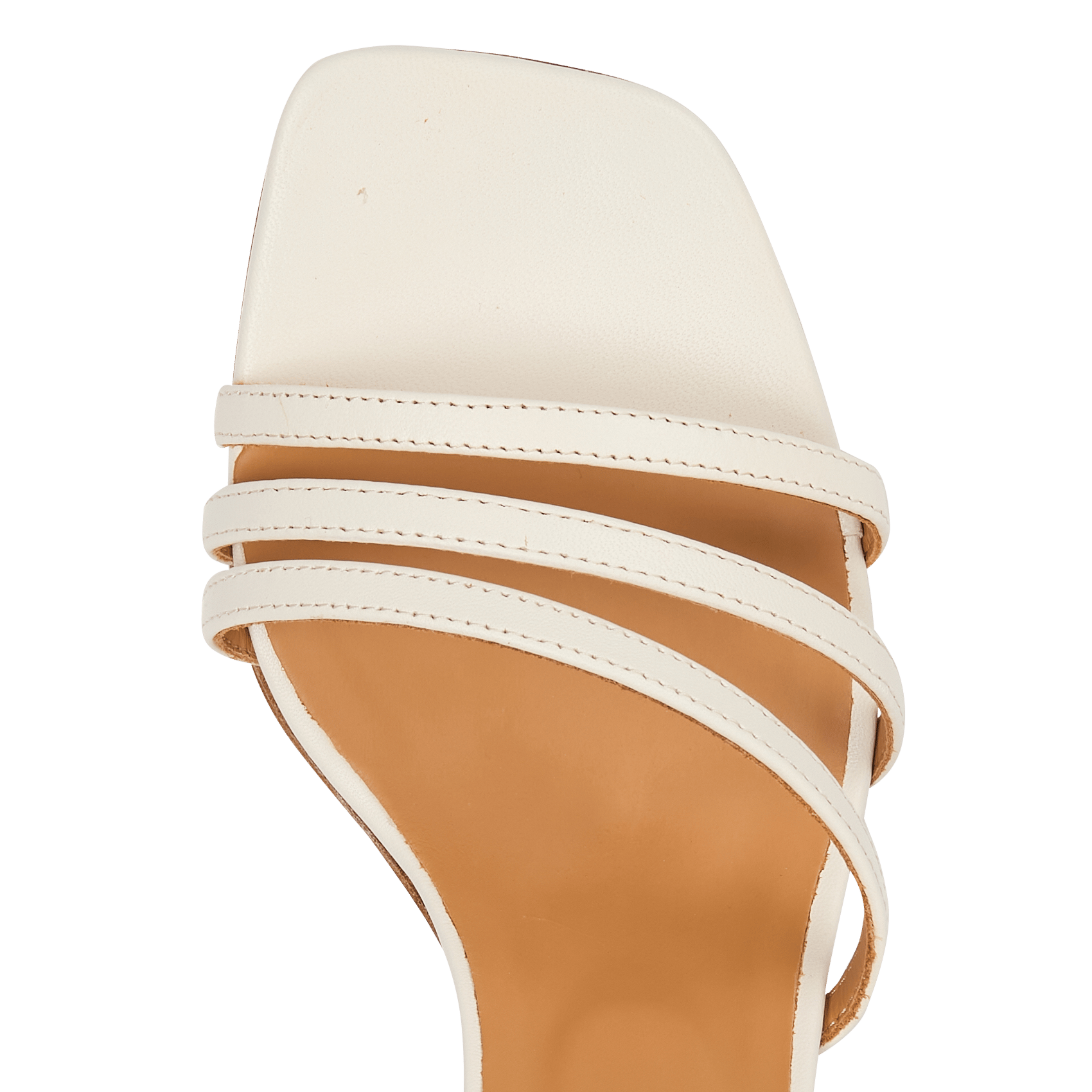 Sandales à talons en cuir davina BOBBIES Blanc