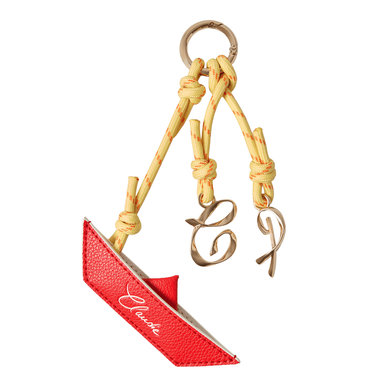 Porte-clés en cuir CLAUDIE PIERLOT Rouge