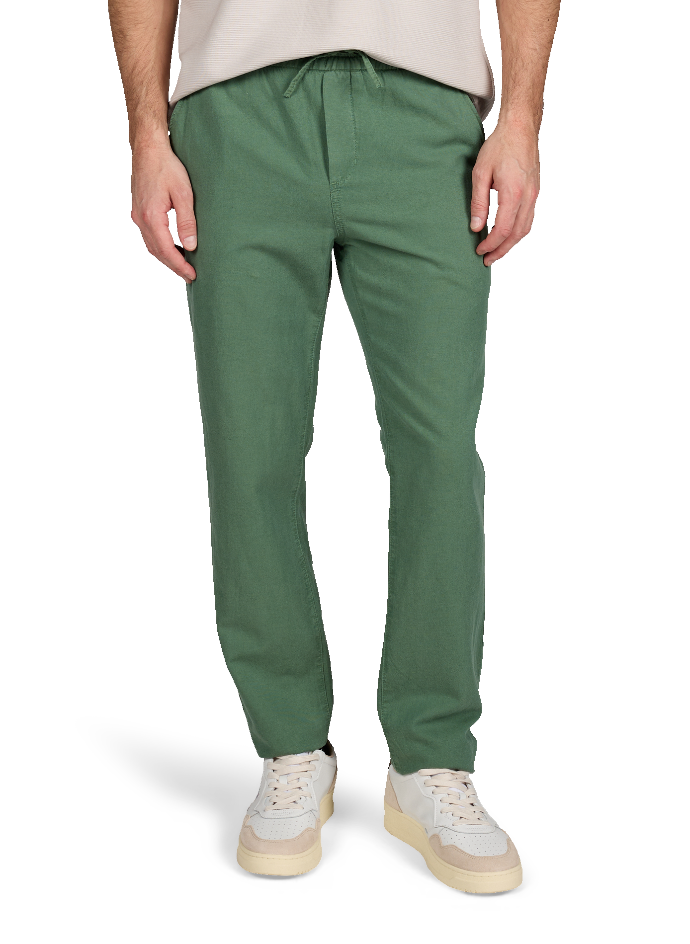Dreuille tapered trousers FAGUO Green