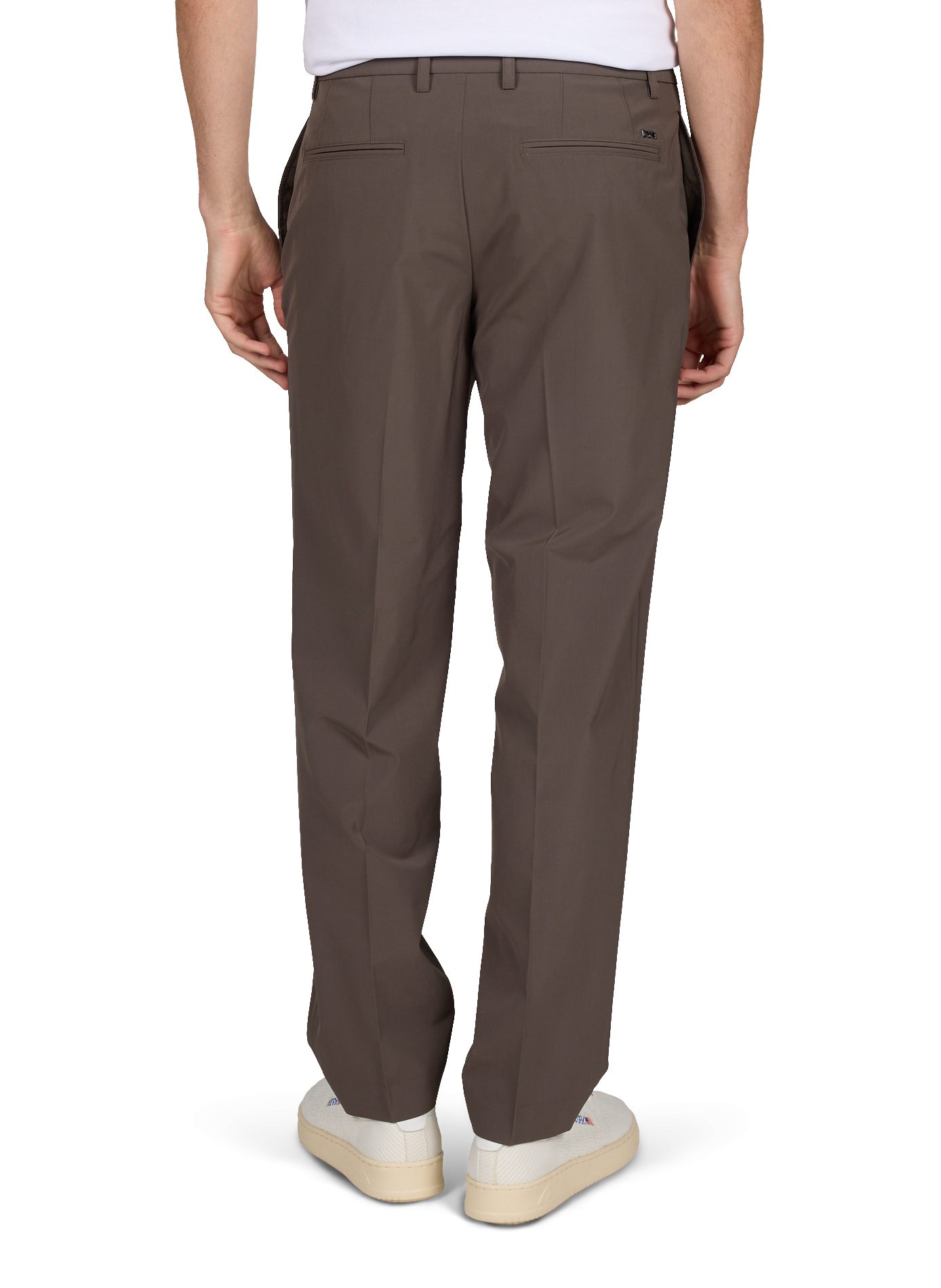 Pantalon cigarette  EMPORIO ARMANI Marron