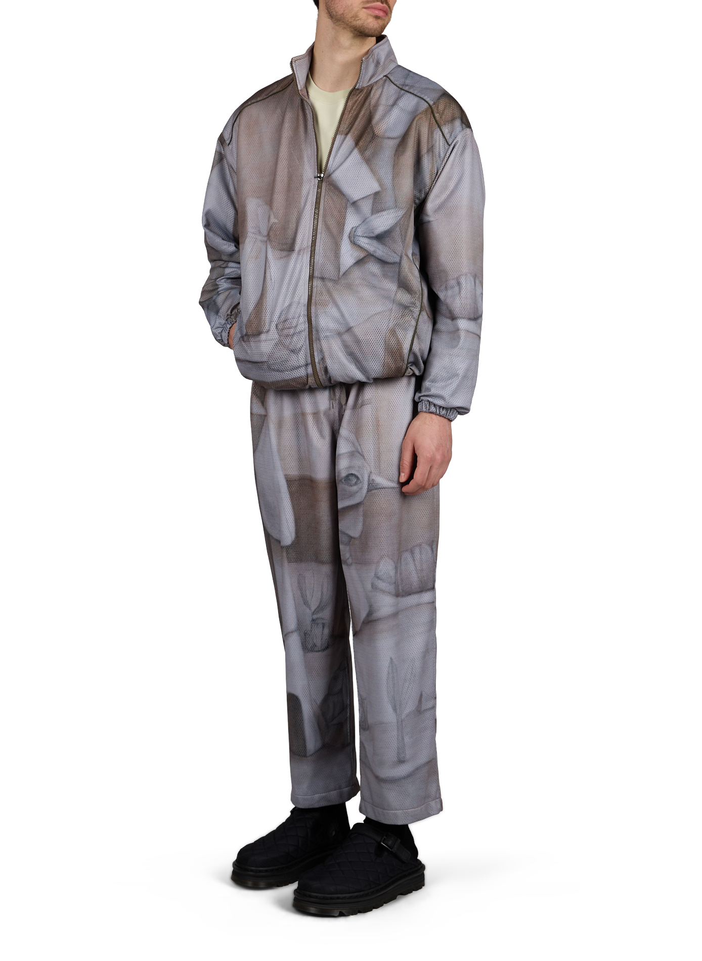 Veste ajourée à col montant PAS UNE MARQUE Multicolore