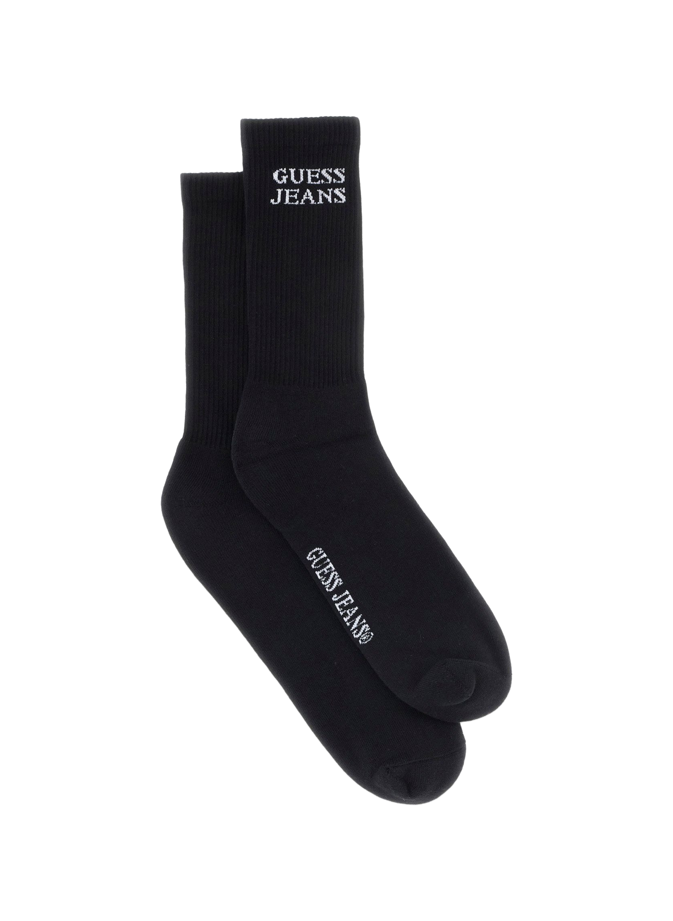Chaussettes mi-mollets en coton mélangé GUESS Black