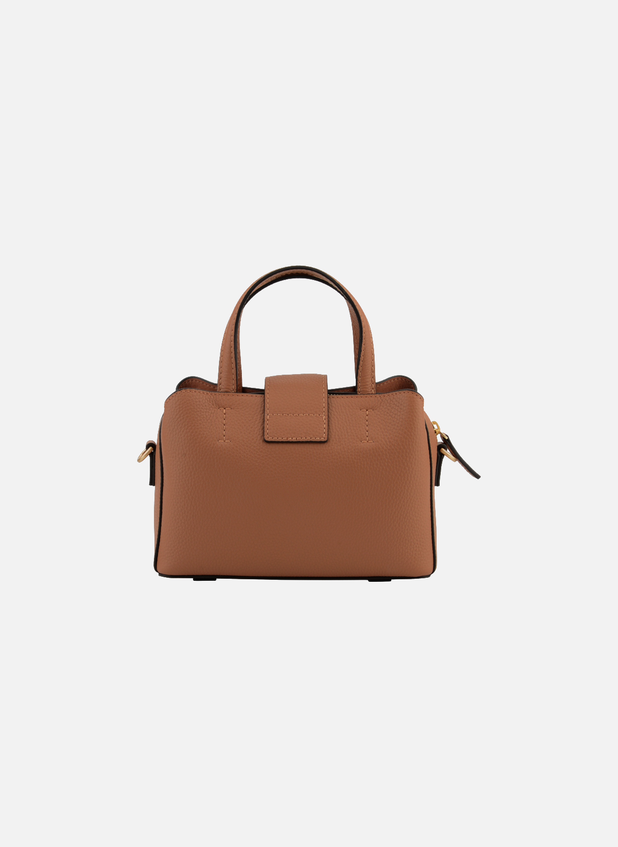 Cavalcade | sac porté épaule mm en cuir de vachette POURCHET Doré