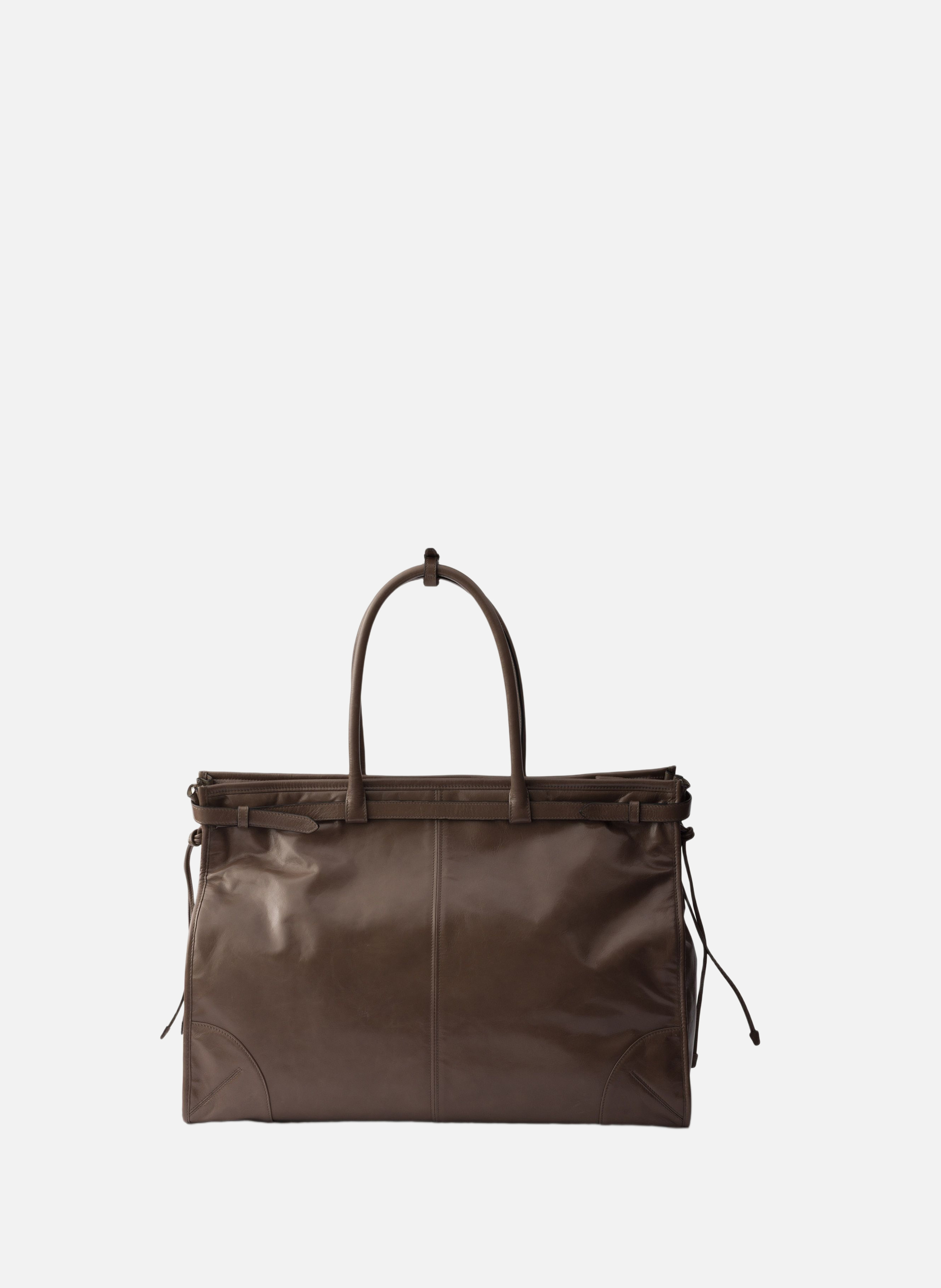 Cabas prada bonnie en cuir PRADA Gris